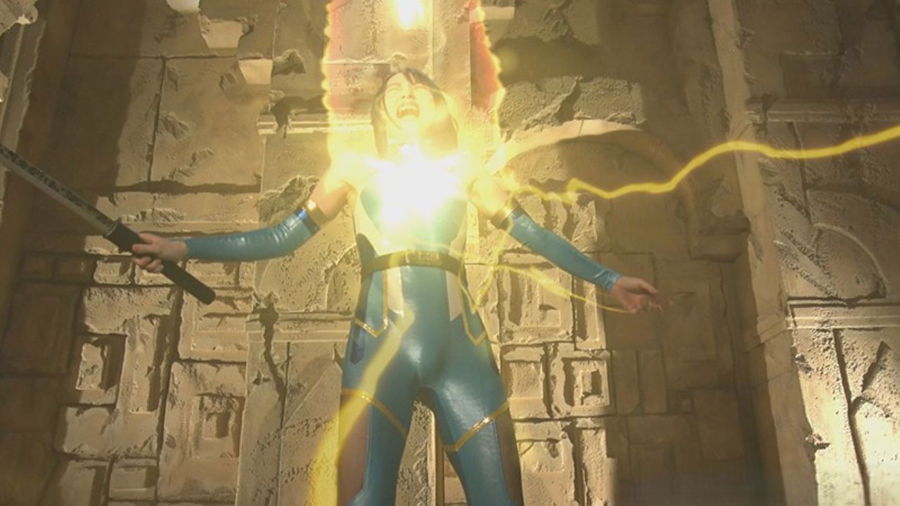 Backdrop for Burning Action Super Heroine Chronicles 42 - Demon Avenger Raika