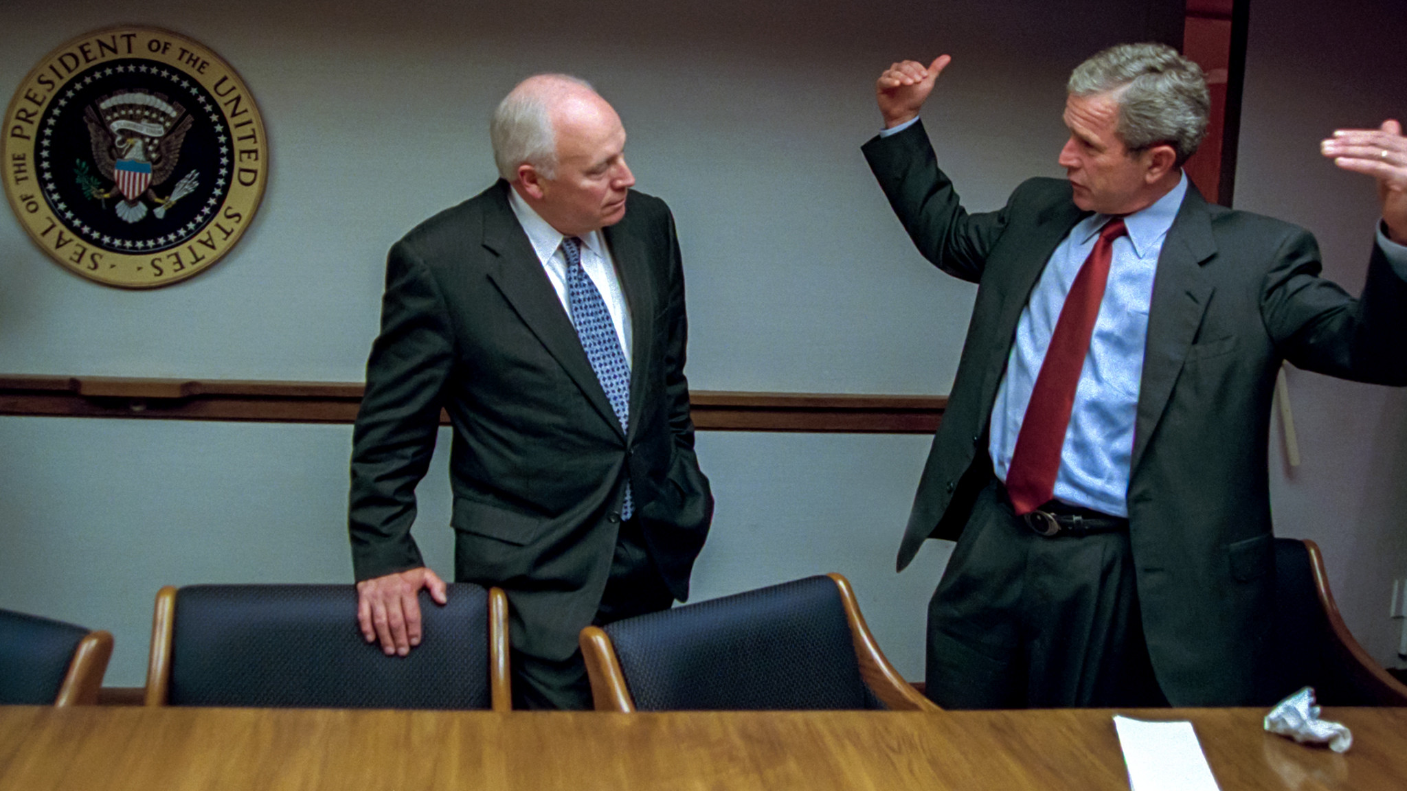 Backdrop for George W. Bush: The 9/11 Interview