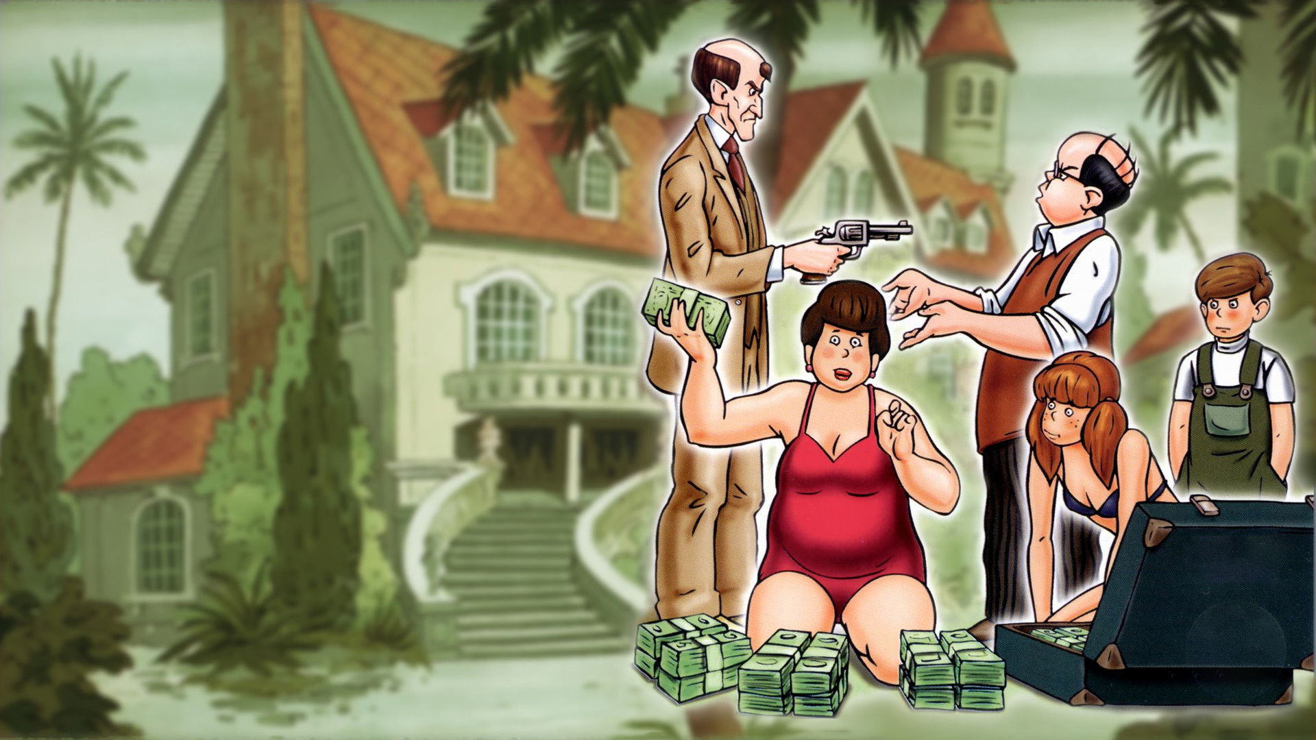 Backdrop for Vakáción a Mézga család