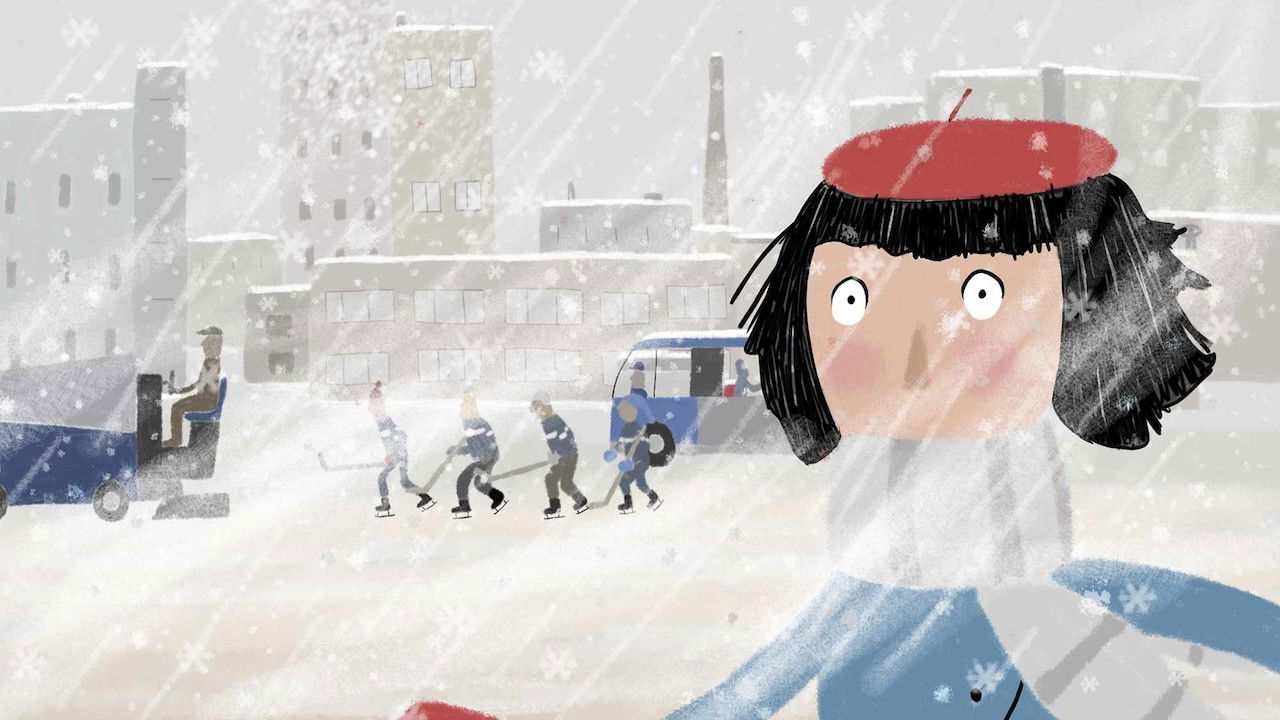 Backdrop for The Girl with the Red Beret