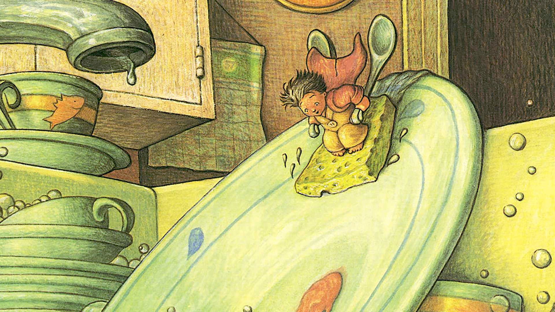 Backdrop for George Shrinks