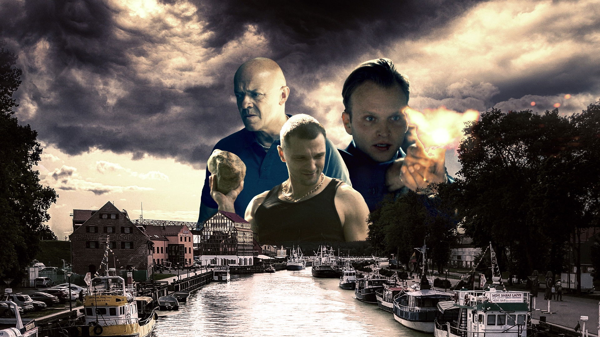 Backdrop for Gaujų karai. Klampios pėdos