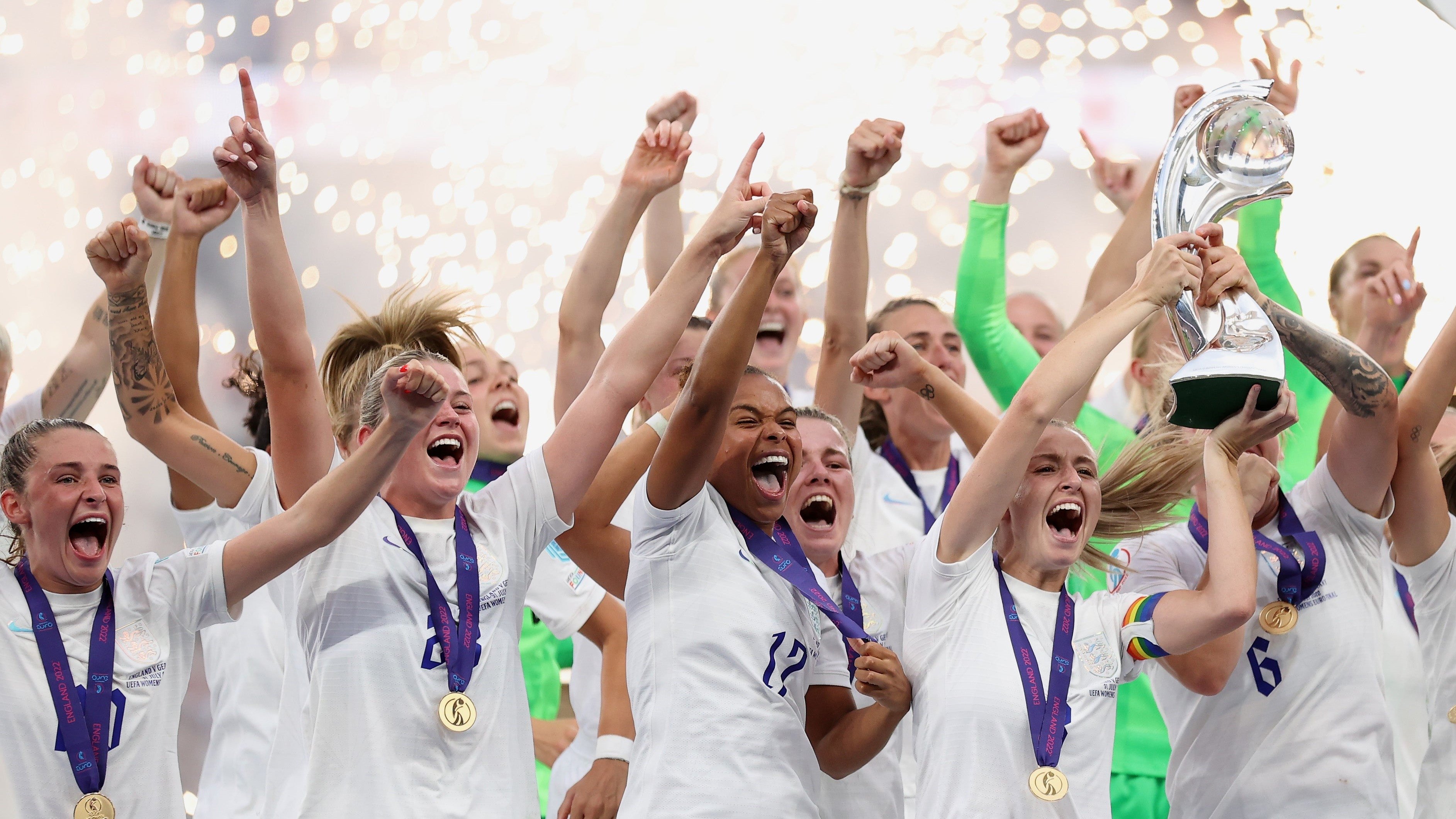 Backdrop for Lionesses: Champions of Europe