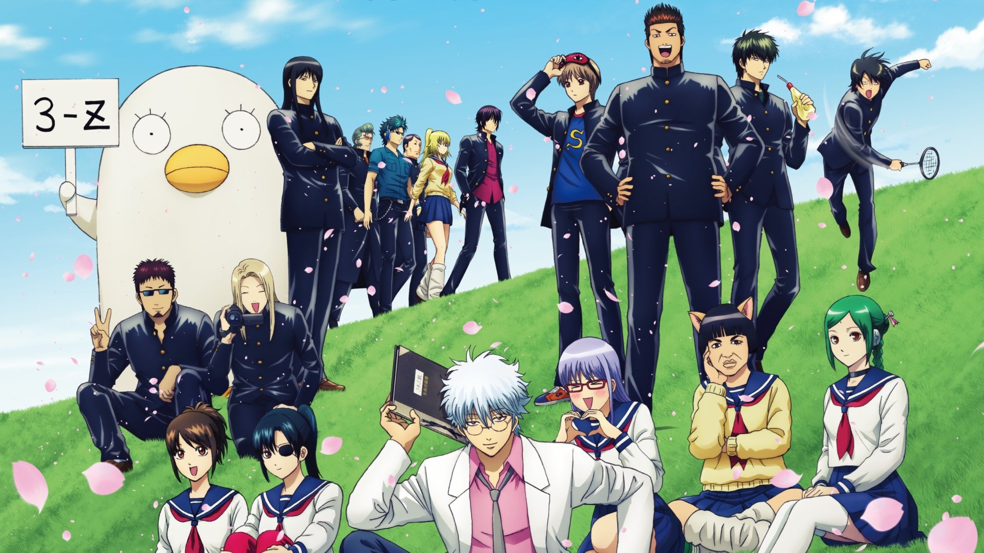 Backdrop for GINTAMA - Mr. Ginpachi's Zany Class