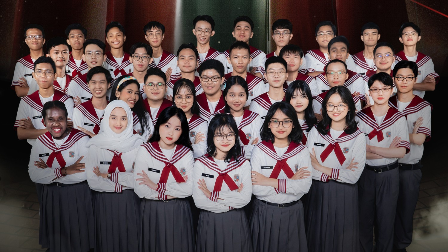 Backdrop for Ruangguru Academy of Champions