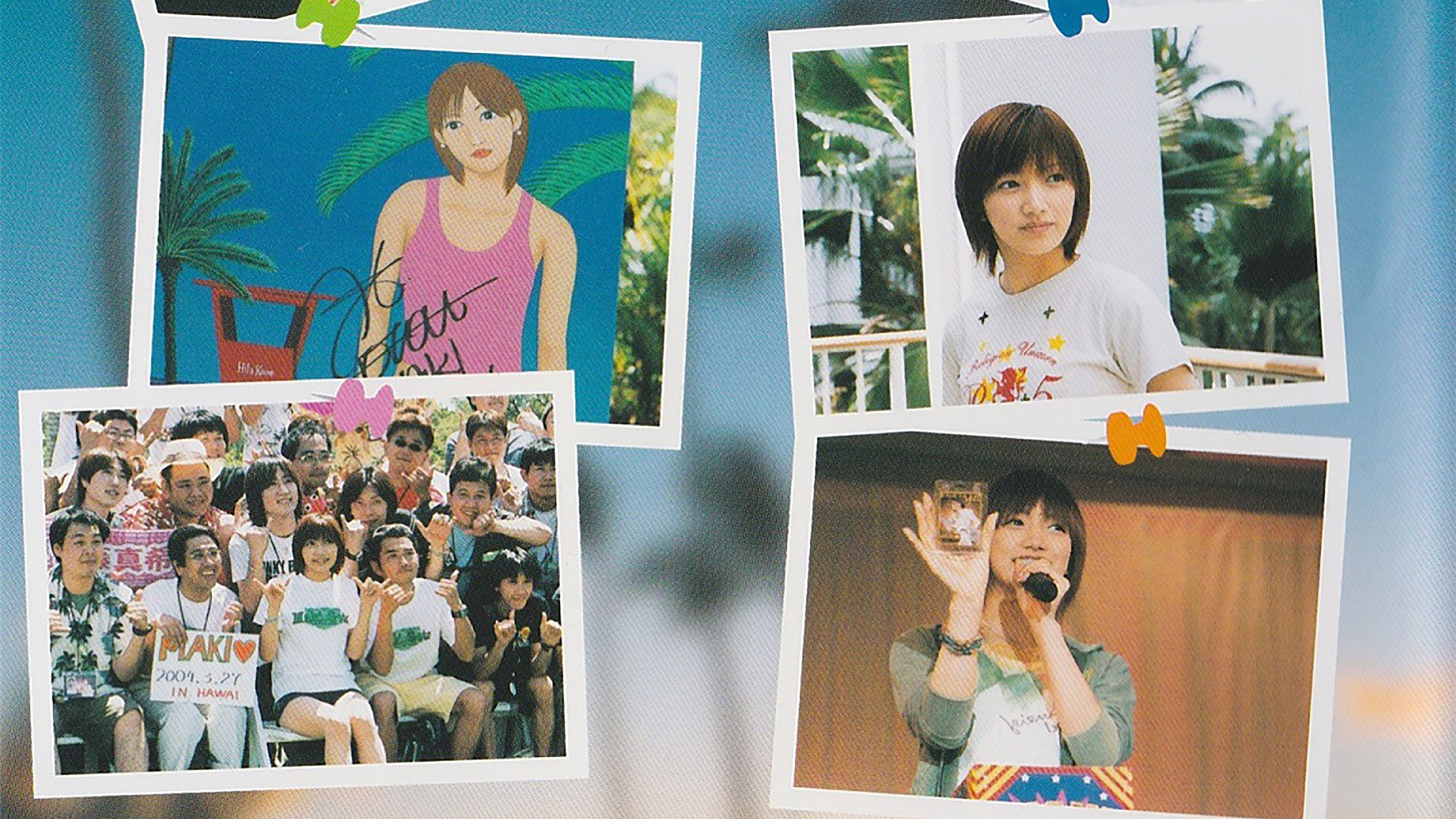 Backdrop for Goto Maki FC Tour in Hawaii ~ Minami no Rakuen Hawai de Asobu Haruyasumi