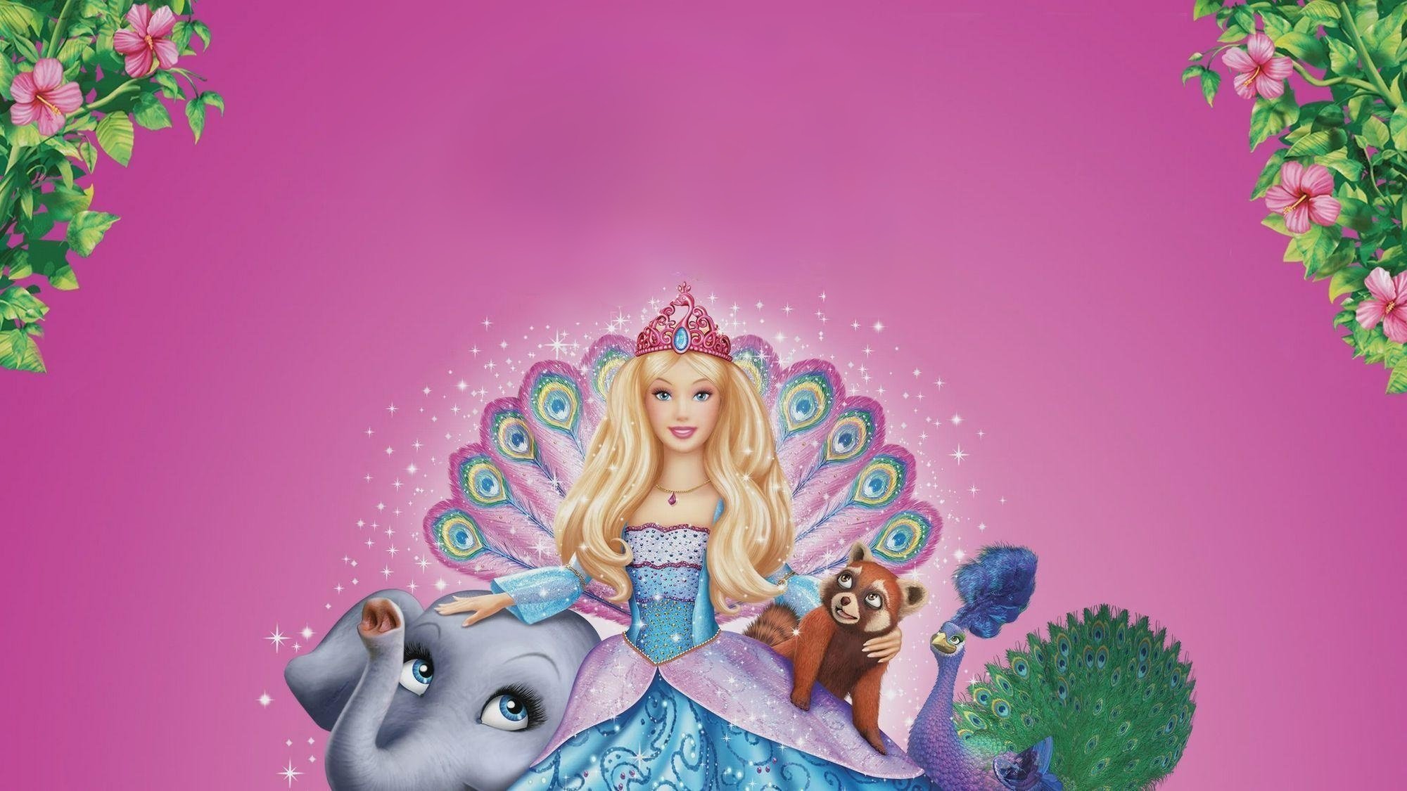 Backdrop for Barbie as the Island Princess