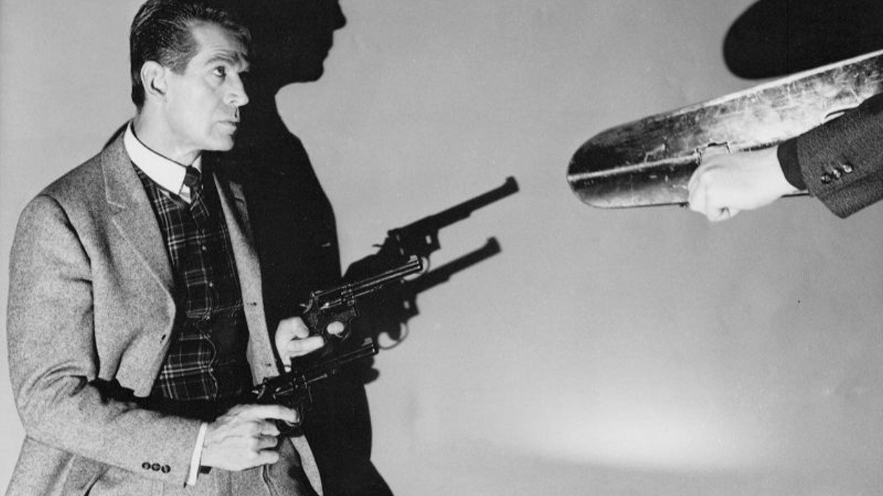 Backdrop for The Violin Case Murders