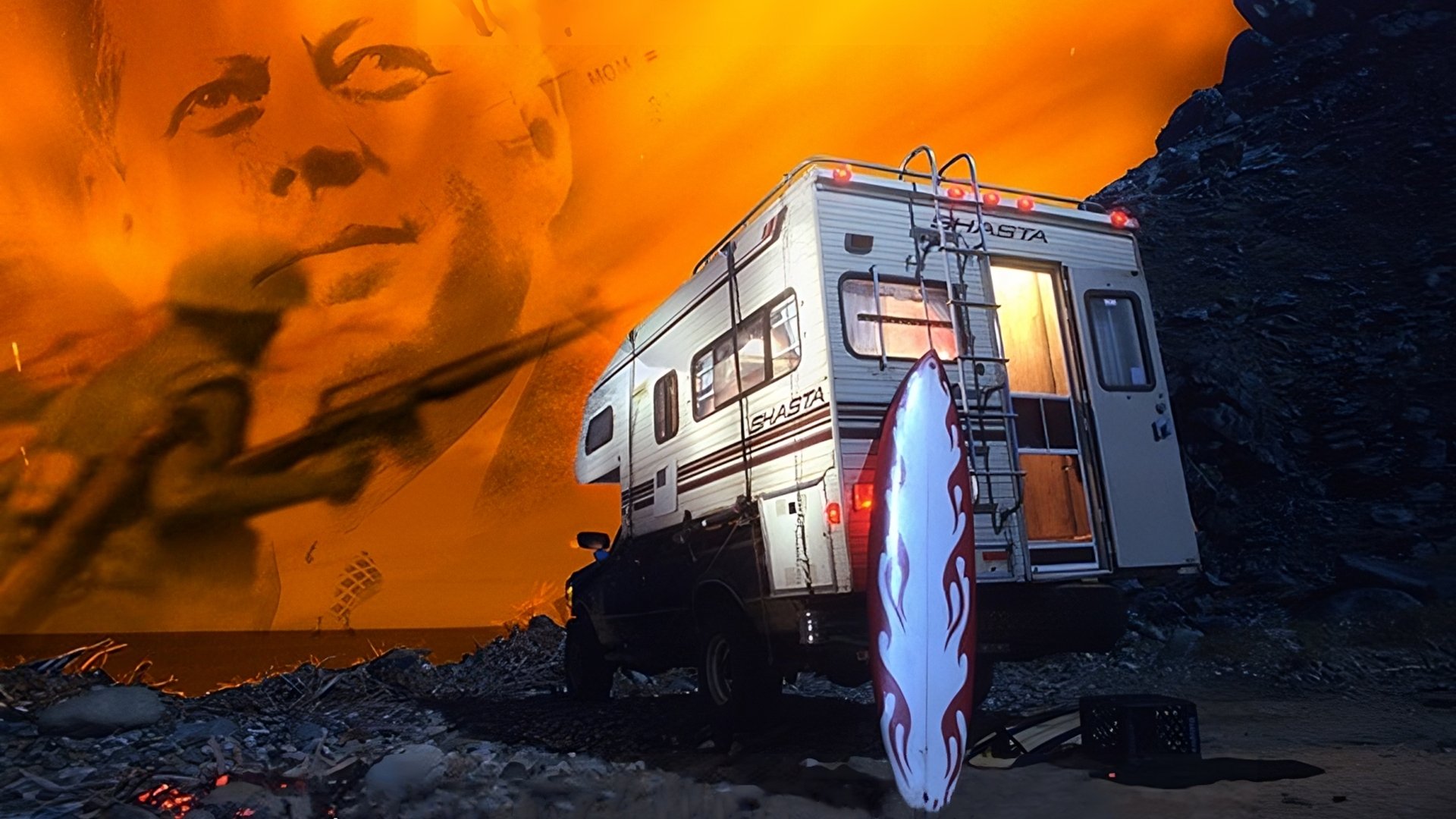 Backdrop for Water Time: Surf Travel Diary of a MadMan