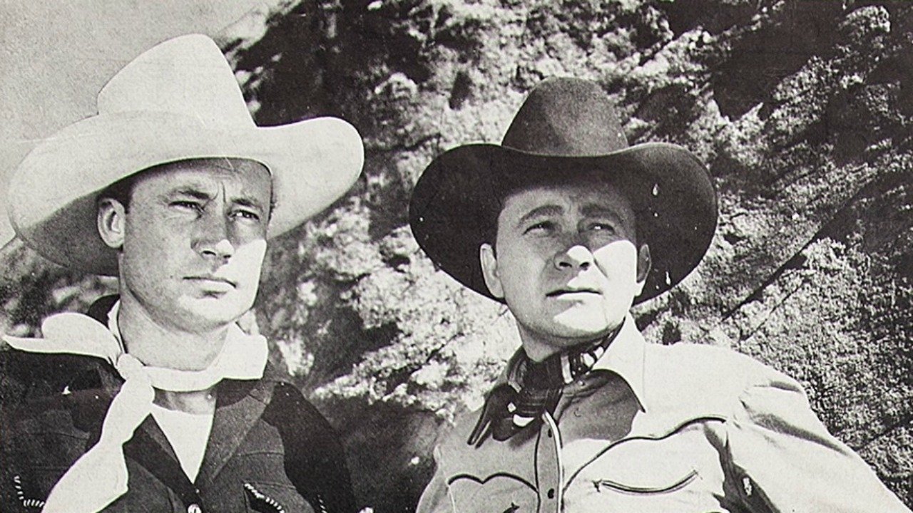 Backdrop for Three in the Saddle