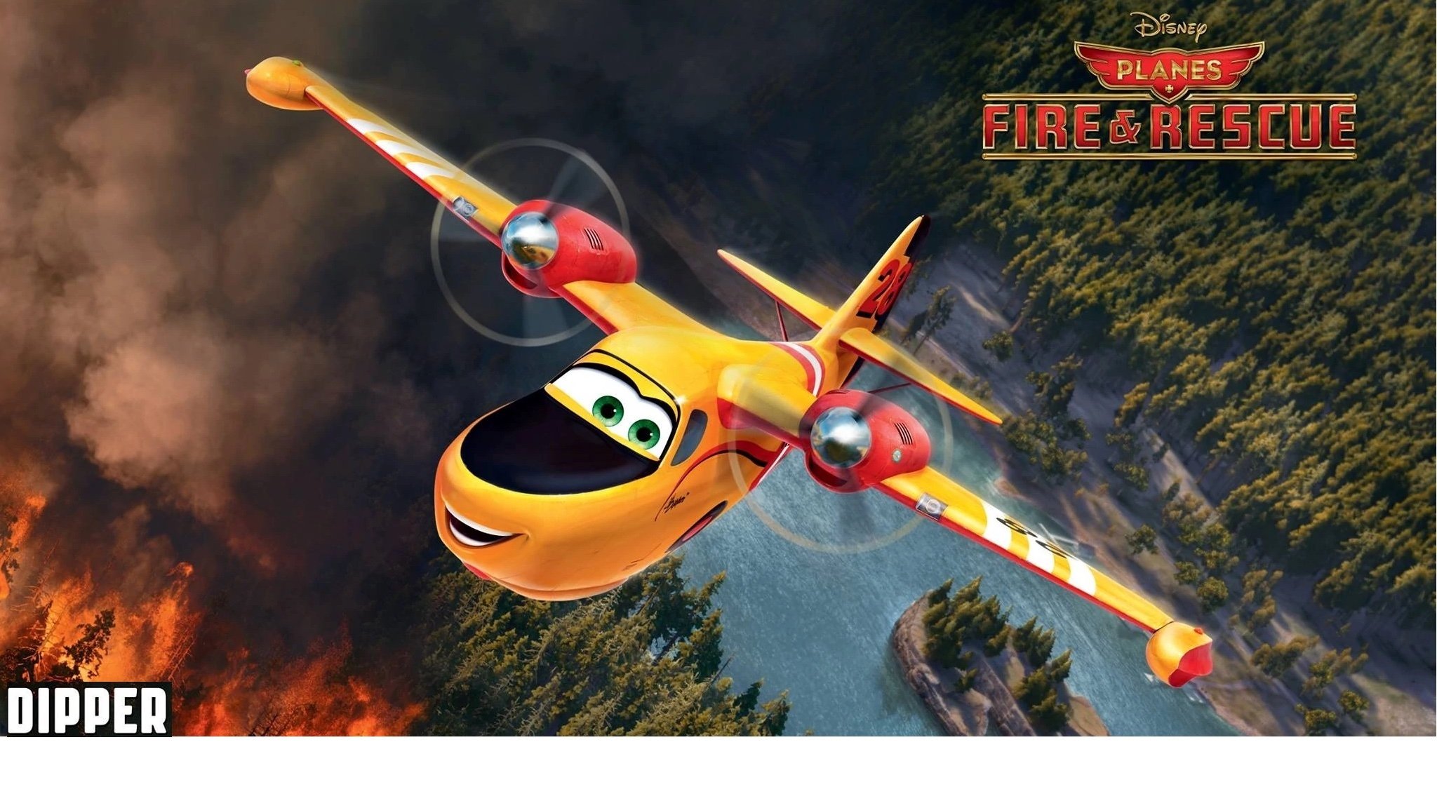 Backdrop for Planes Fire and Rescue: Dipper