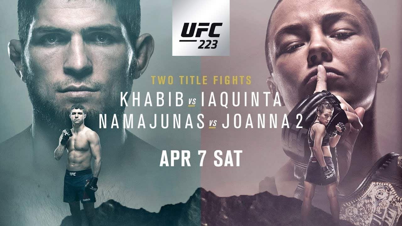 Backdrop for UFC 223: Khabib vs. Iaquinta