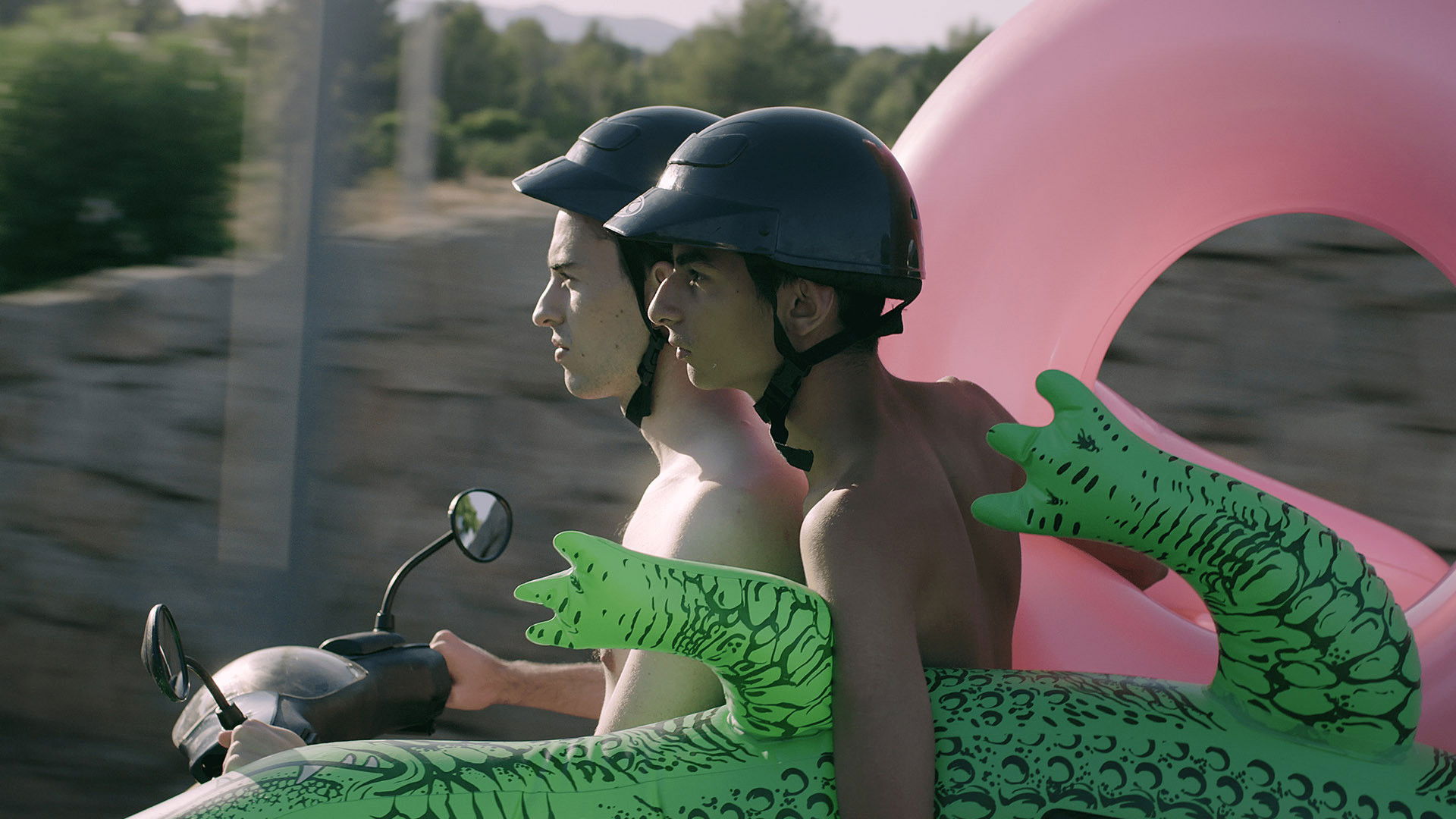 Backdrop for Magaluf Ghost Town