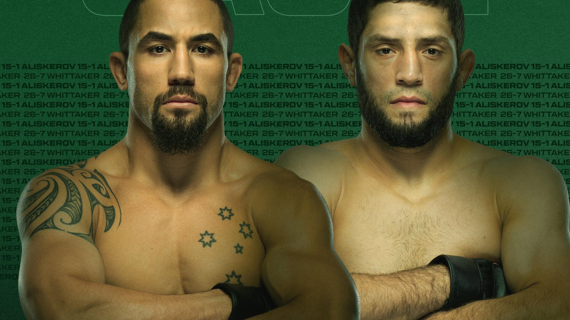 Backdrop for UFC on ABC 6: Whittaker vs. Aliskerov