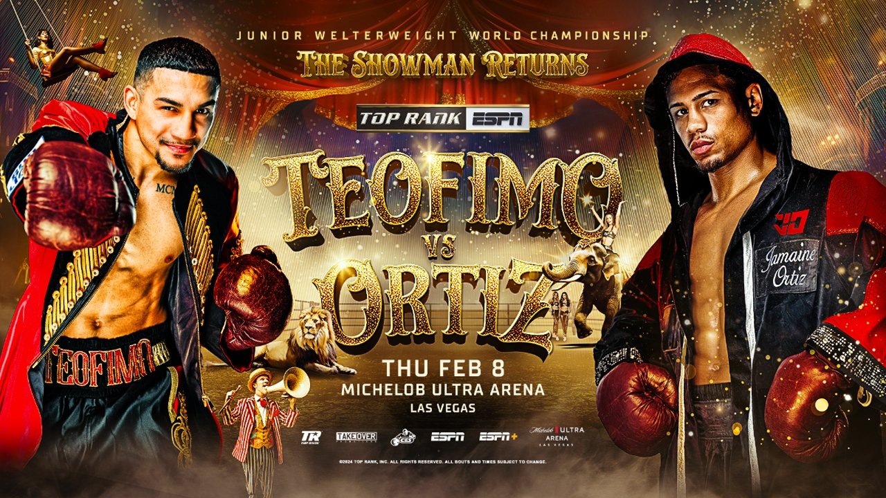 Backdrop for Teofimo Lopez vs. Jamaine Ortiz