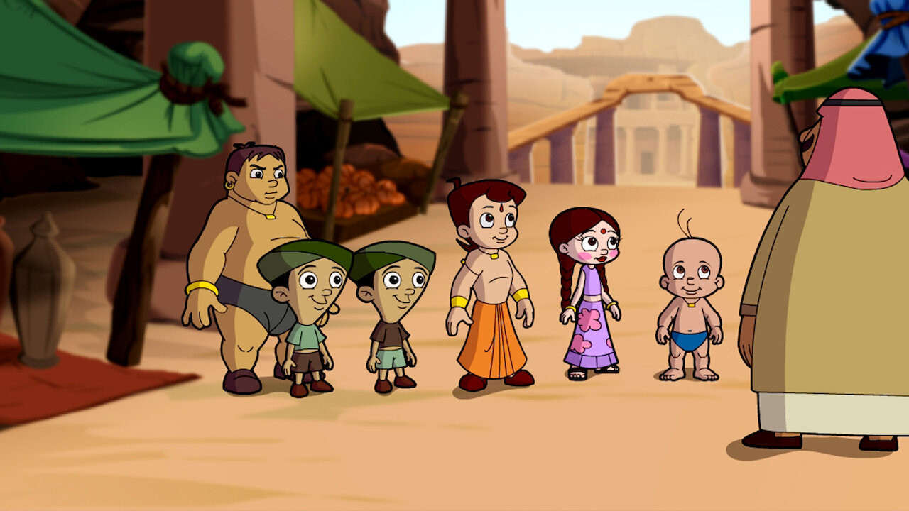 Backdrop for Chhota Bheem: Journey to Petra