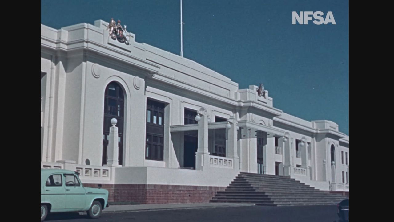 Backdrop for Canberra Today and Tomorrow