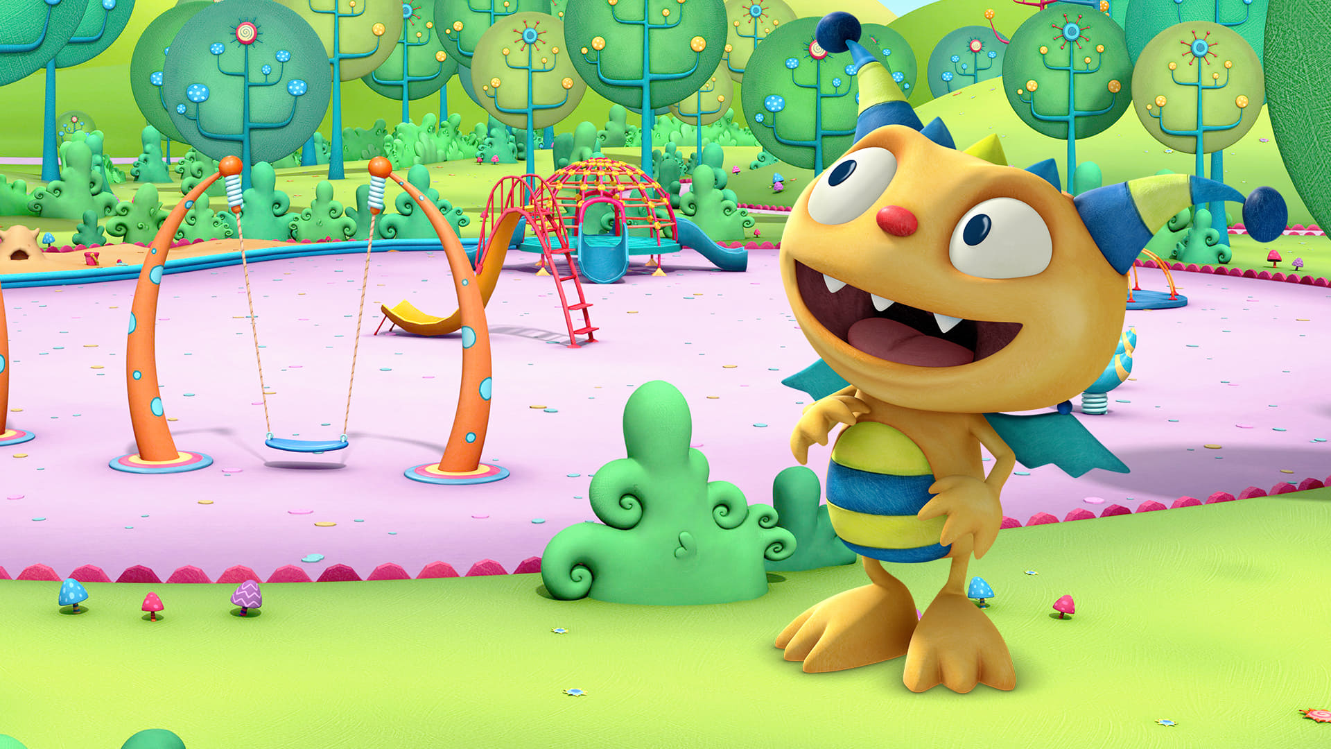 Backdrop for Henry Hugglemonster