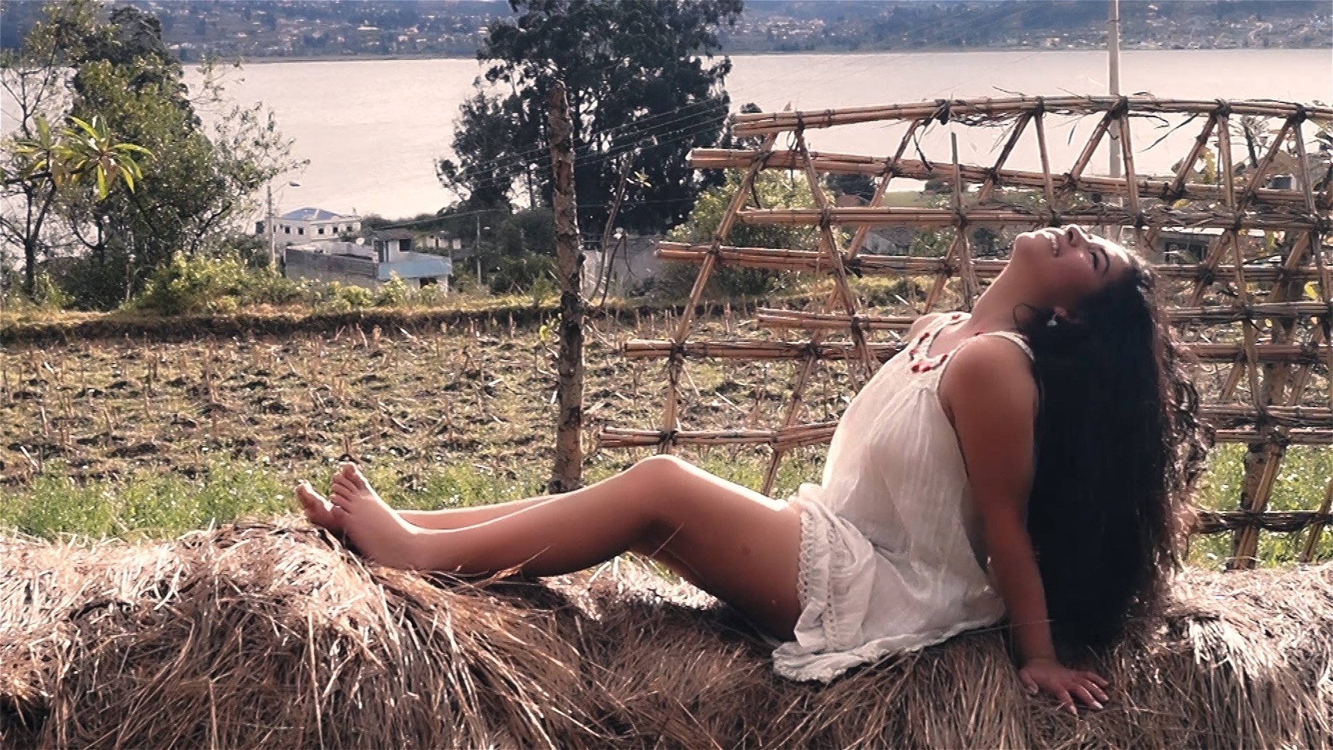 Backdrop for La chica del lago