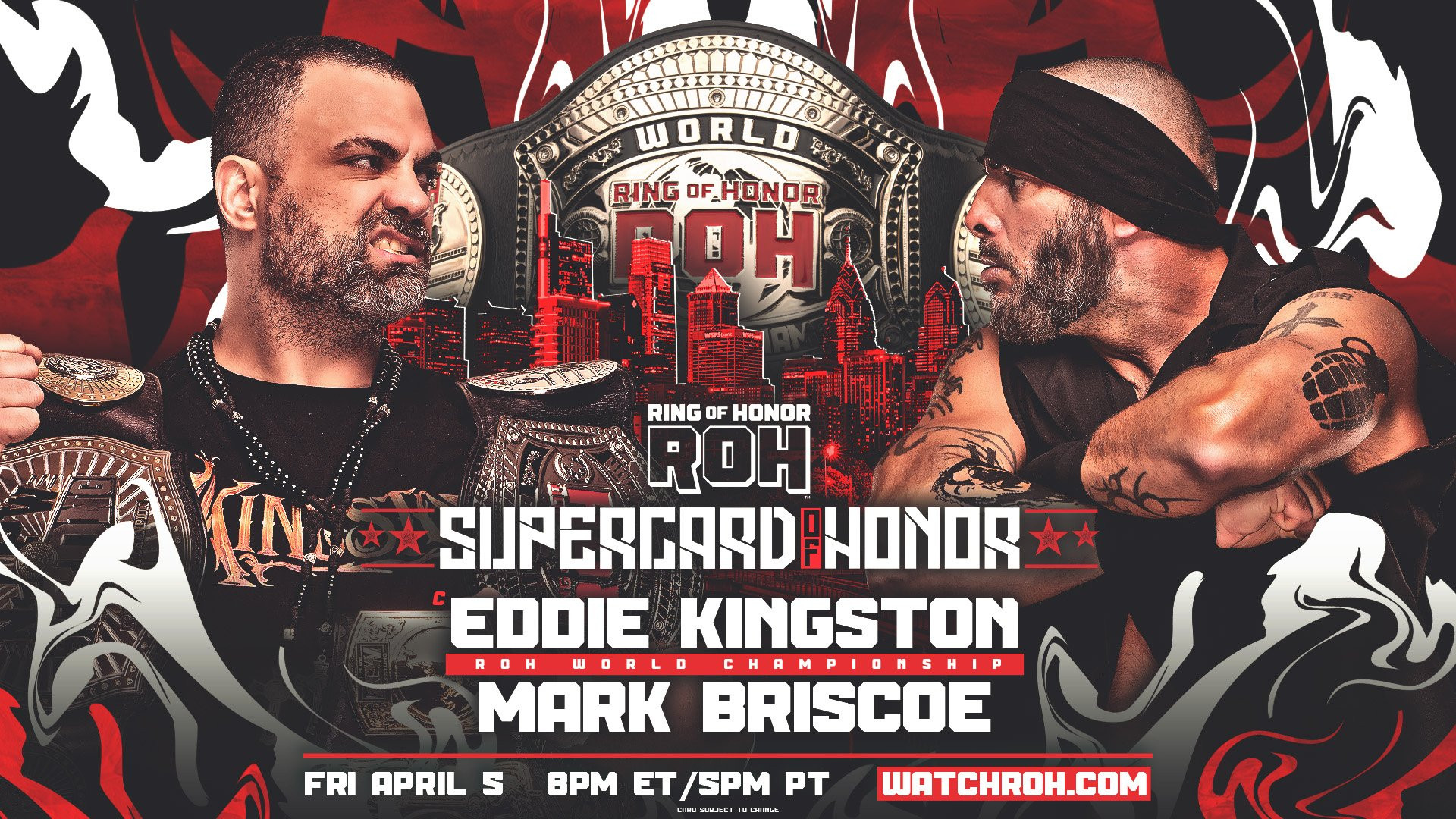 Backdrop for ROH: Supercard of Honor 2024