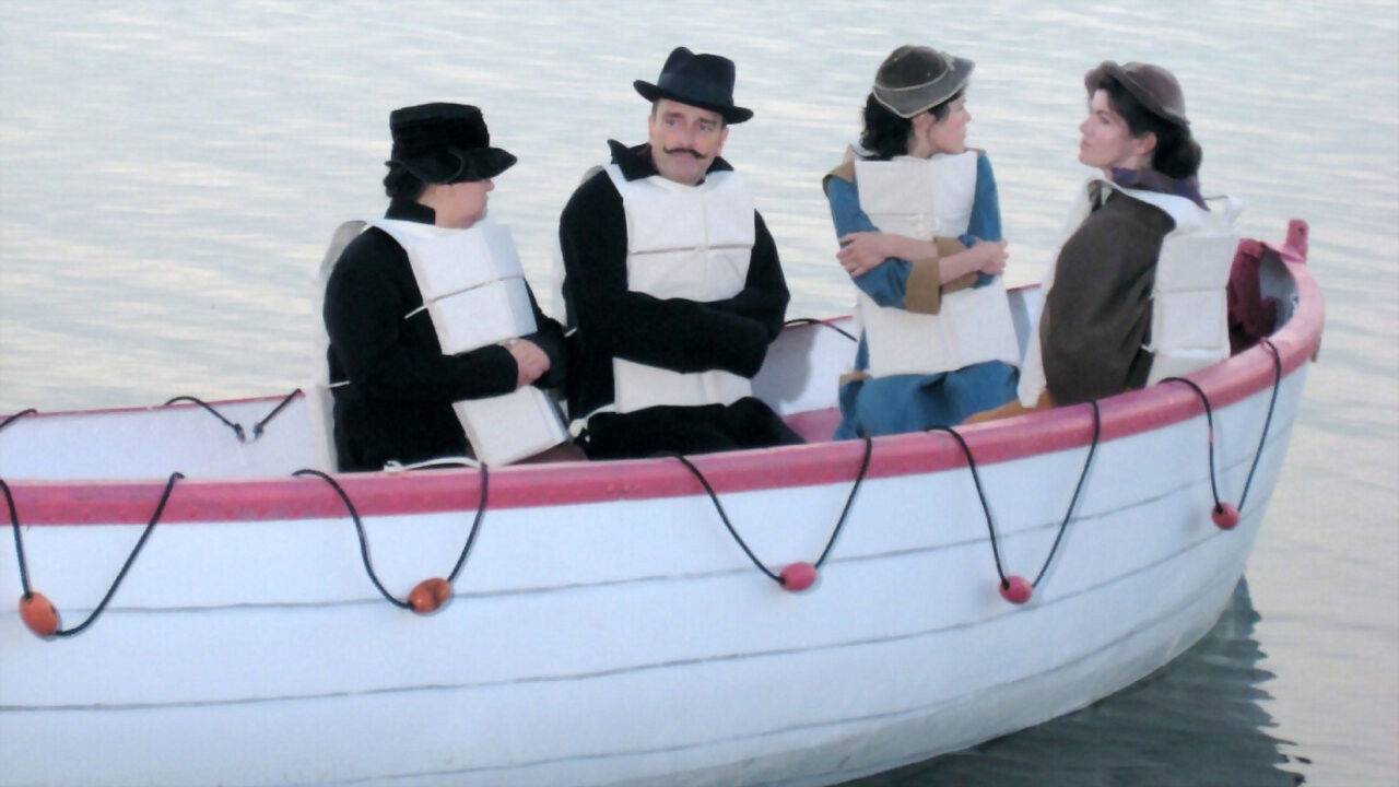 Backdrop for Who Sank the Titanic?