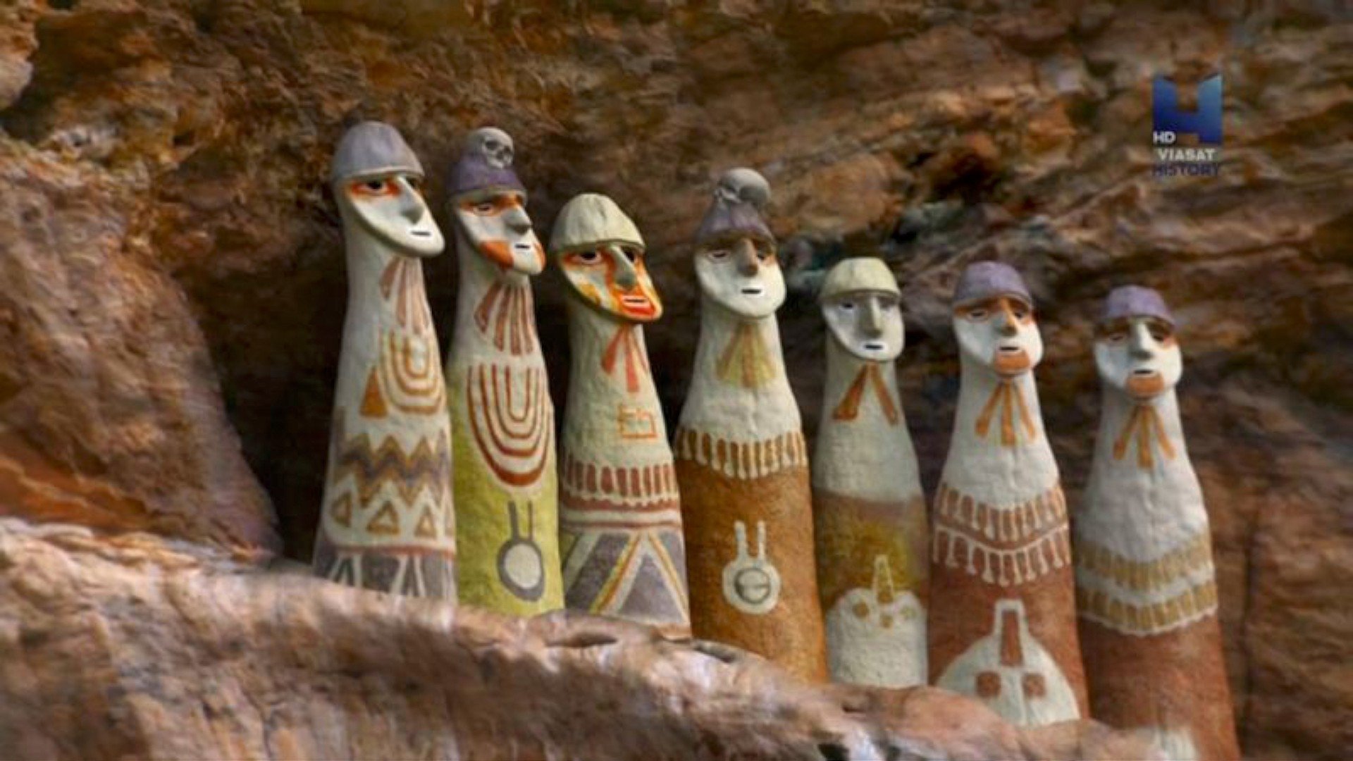 Backdrop for La Joya and the Warriors in the Mist