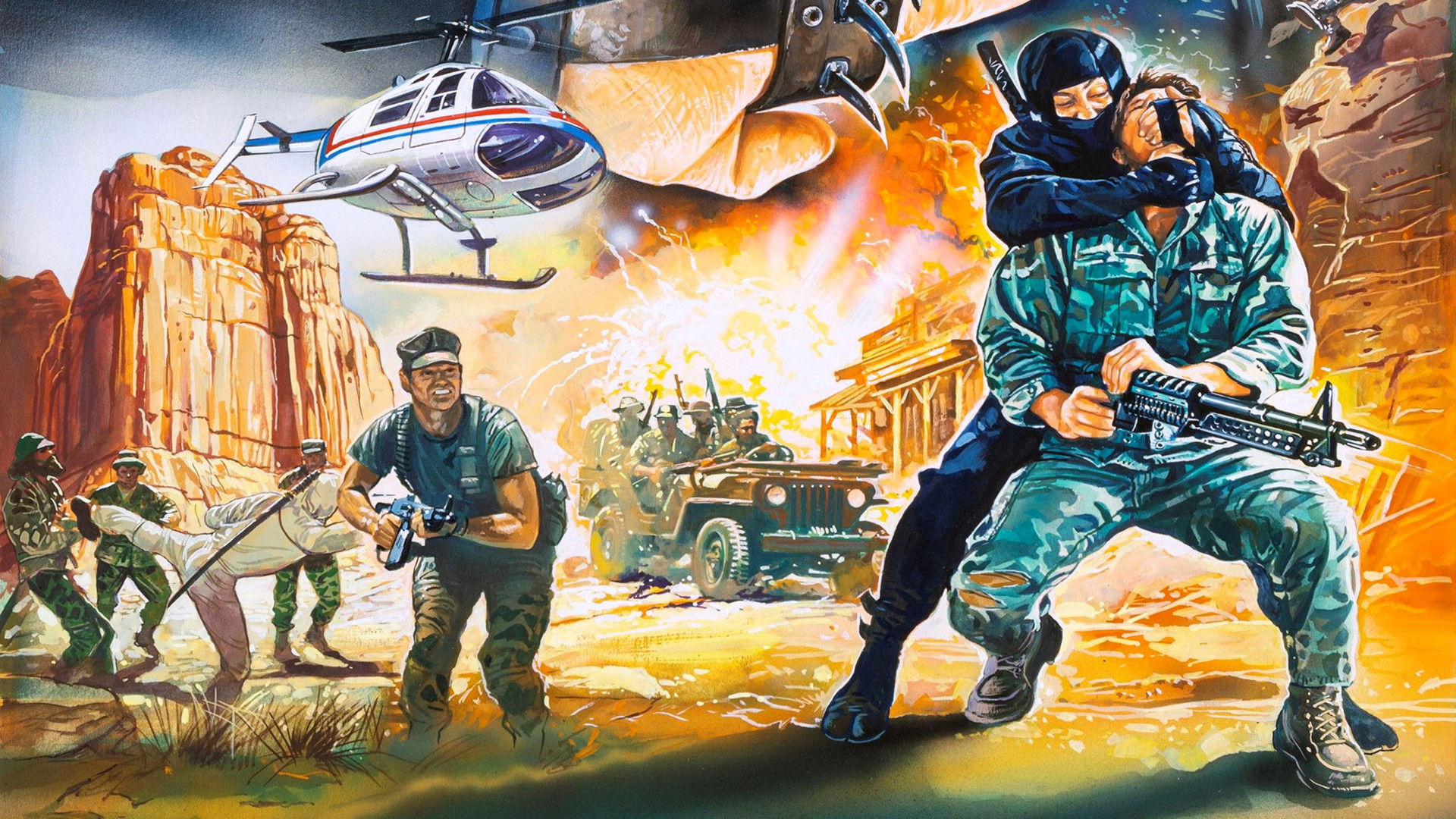 Backdrop for Force of the Ninja