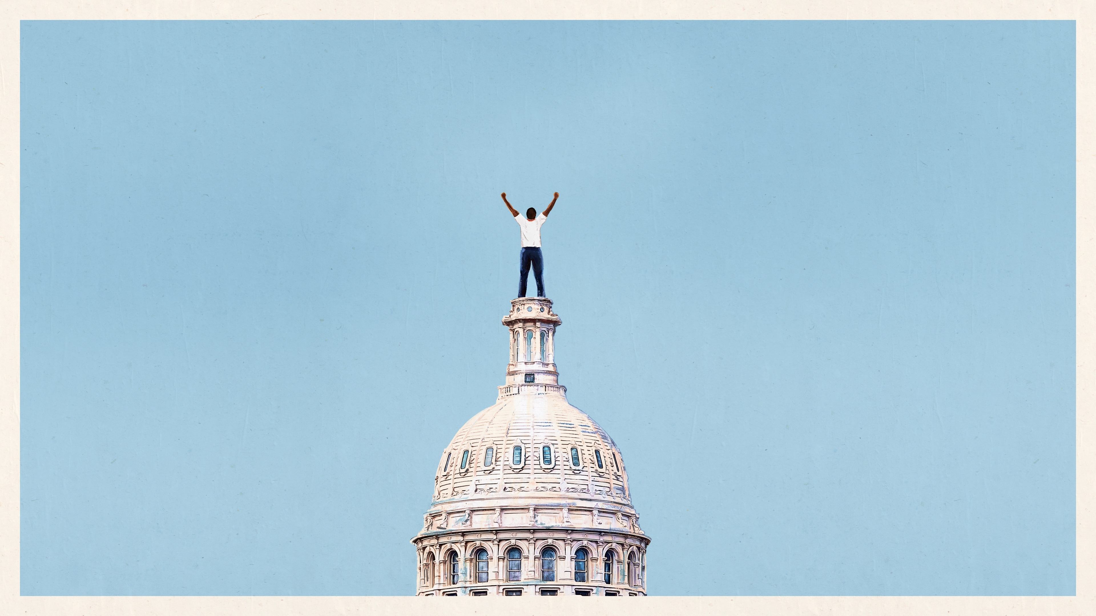 Backdrop for Boys State