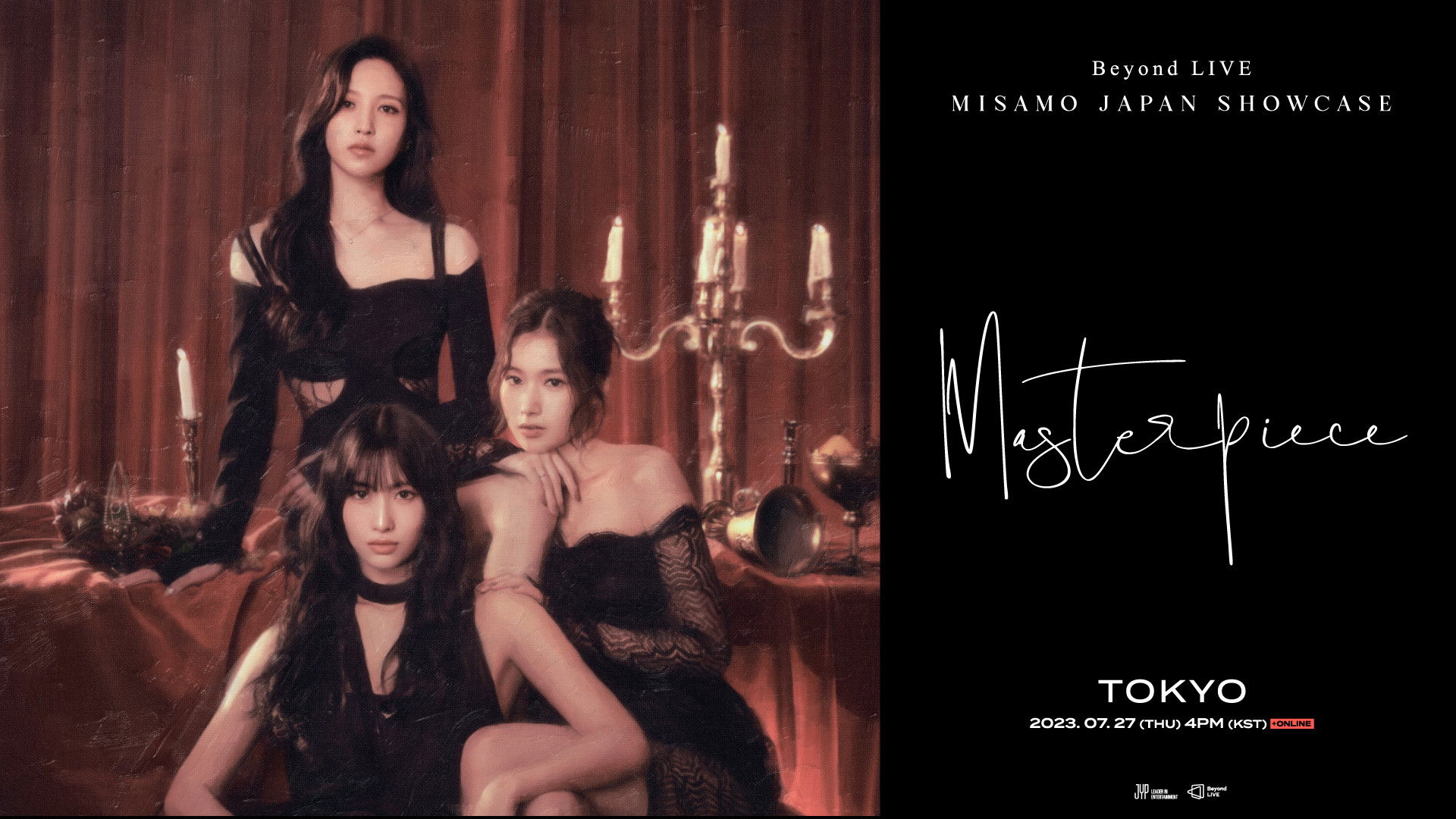 Backdrop for Beyond Live MISAMO JAPAN SHOWCASE “Masterpiece”