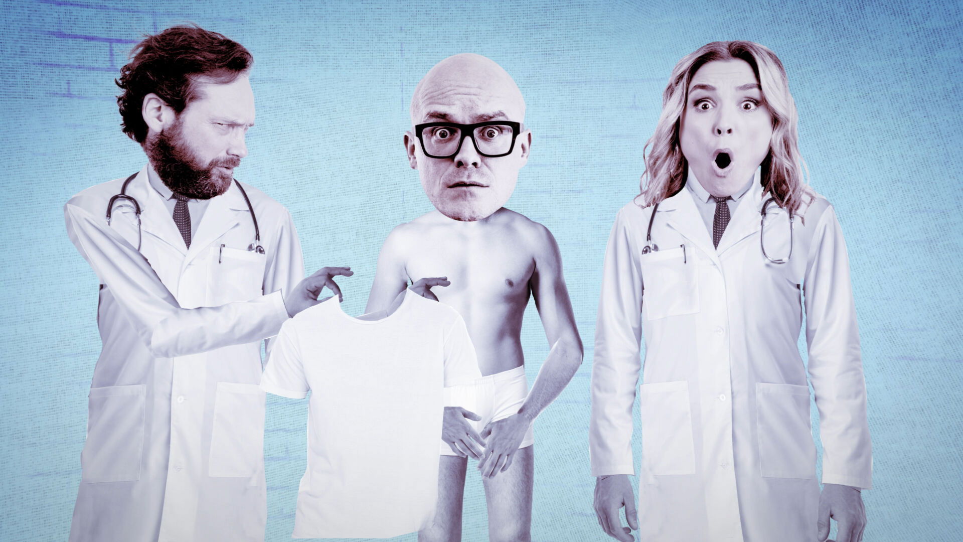 Backdrop for Is there a doctor in the room?