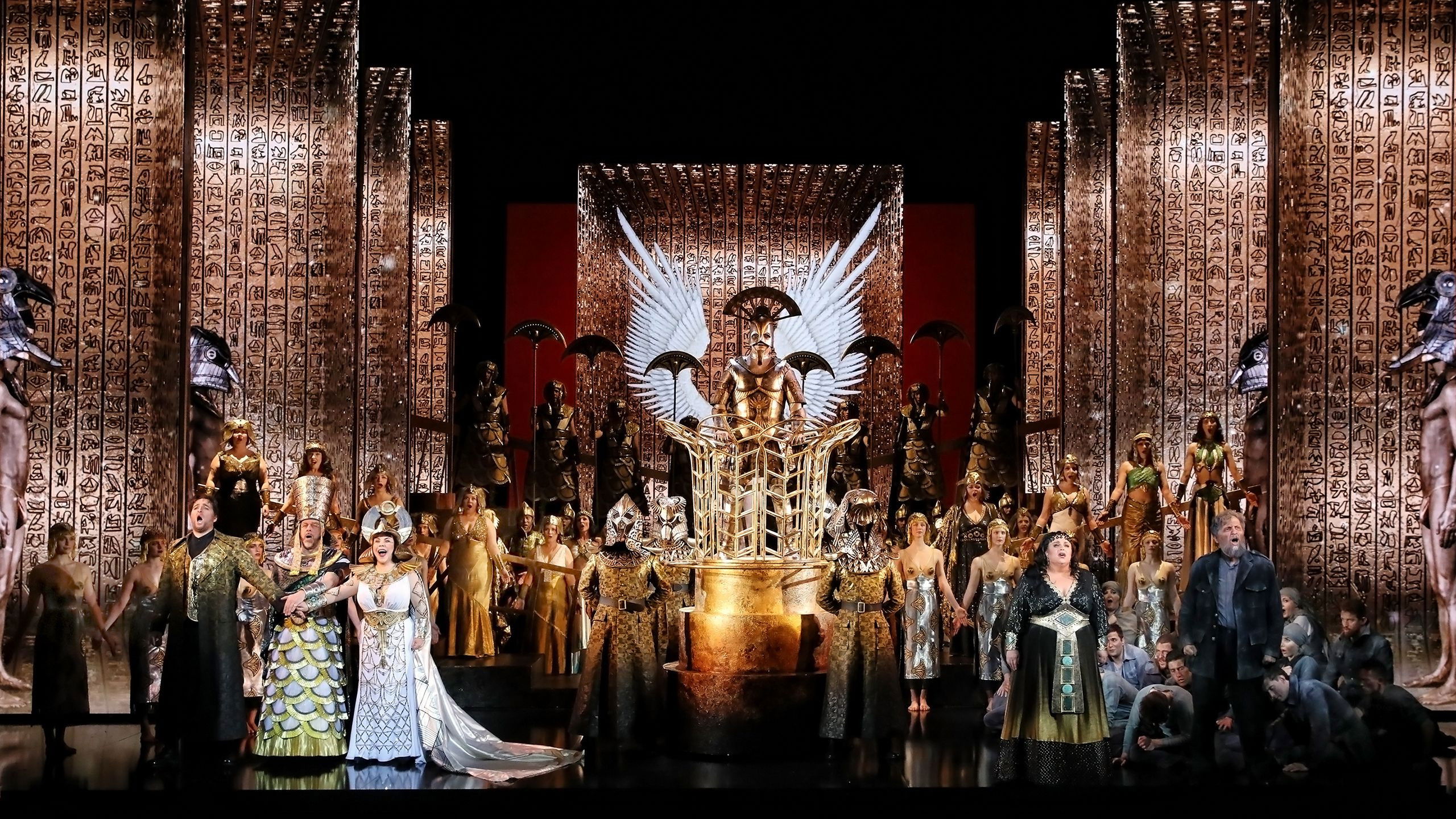 Backdrop for Opera Australia: Aida