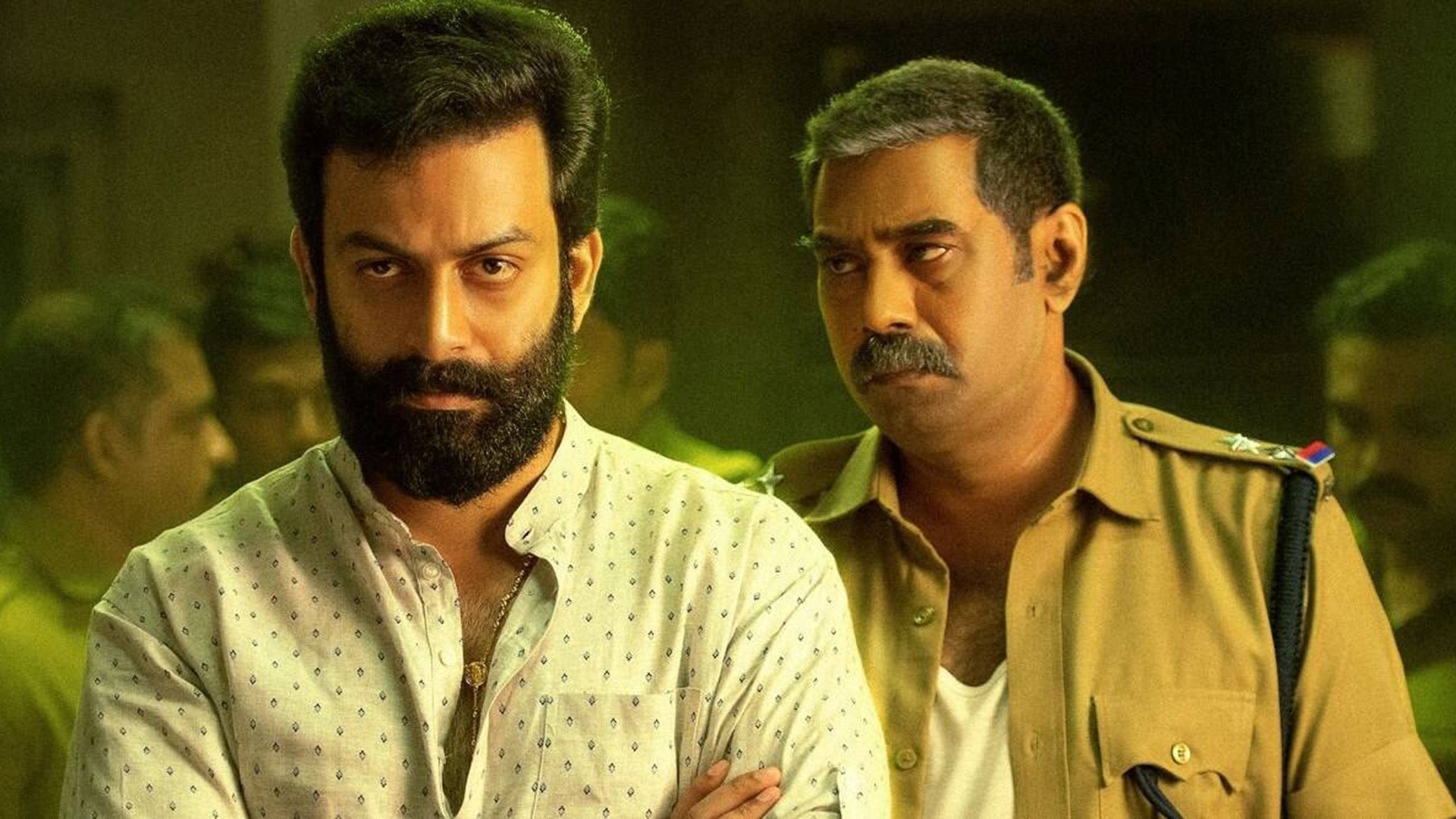 Backdrop for Ayyappanum Koshiyum