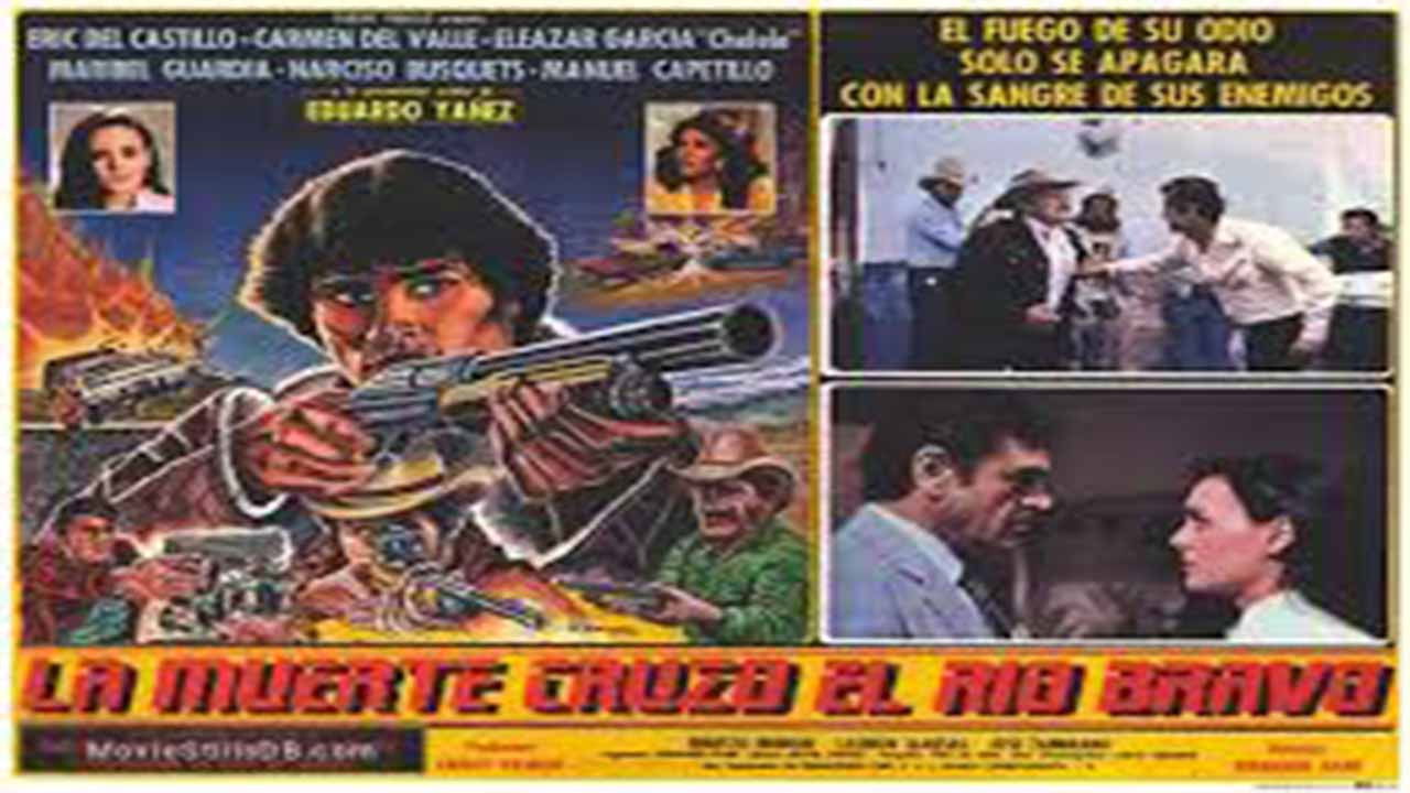 Backdrop for La muerte cruzó el río Bravo