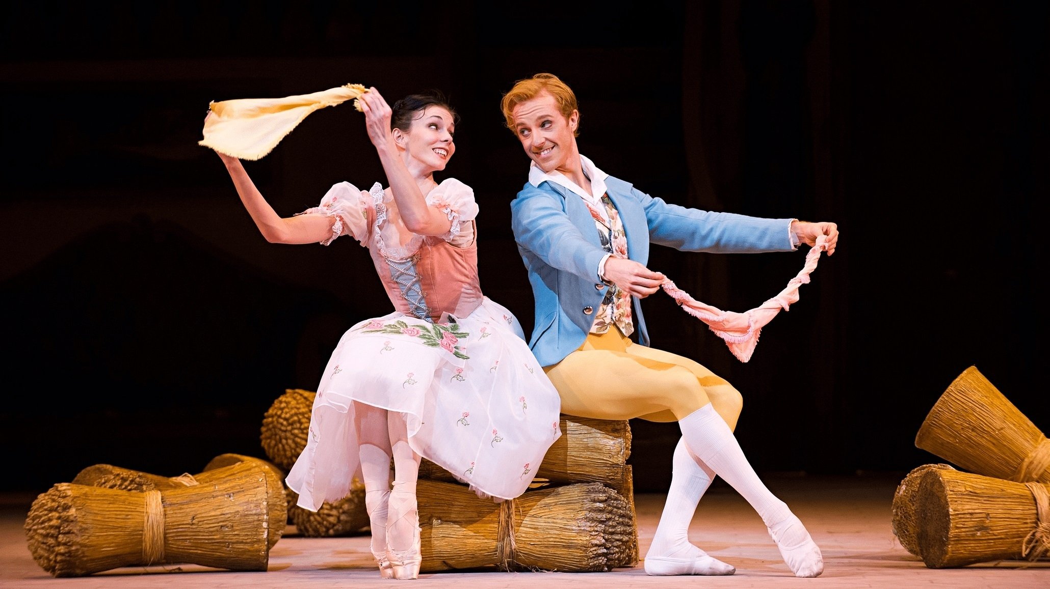Backdrop for La Fille Mal Gardée (The Royal Ballet)