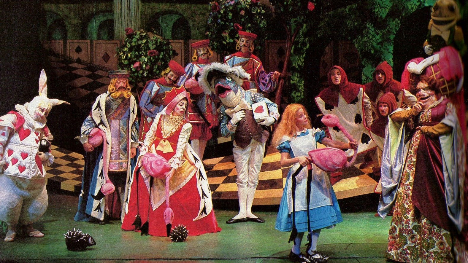 Backdrop for Children's Theatre Company: Alice in Wonderland