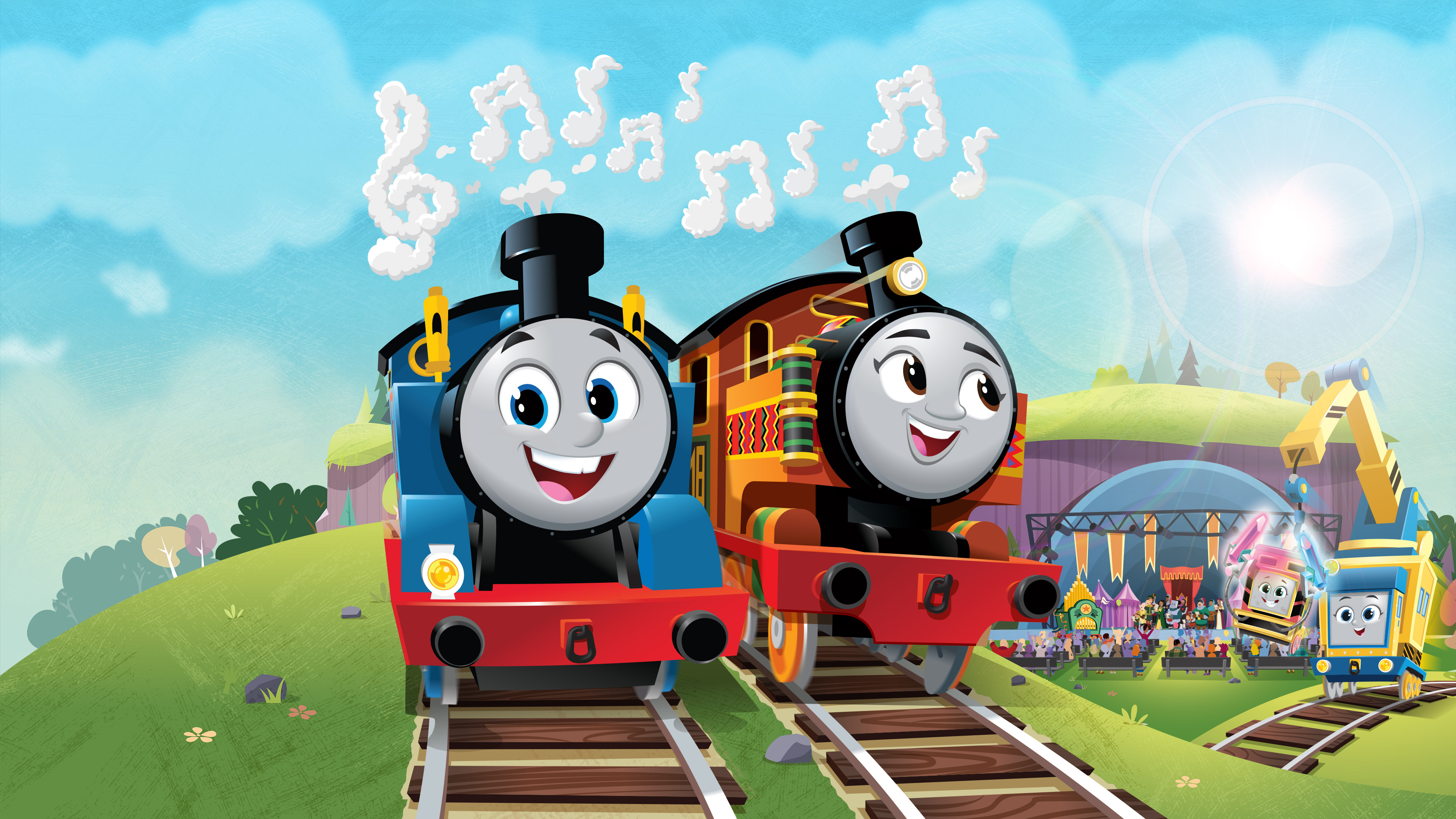 Backdrop for Thomas and Friends: Sodor Sings Together