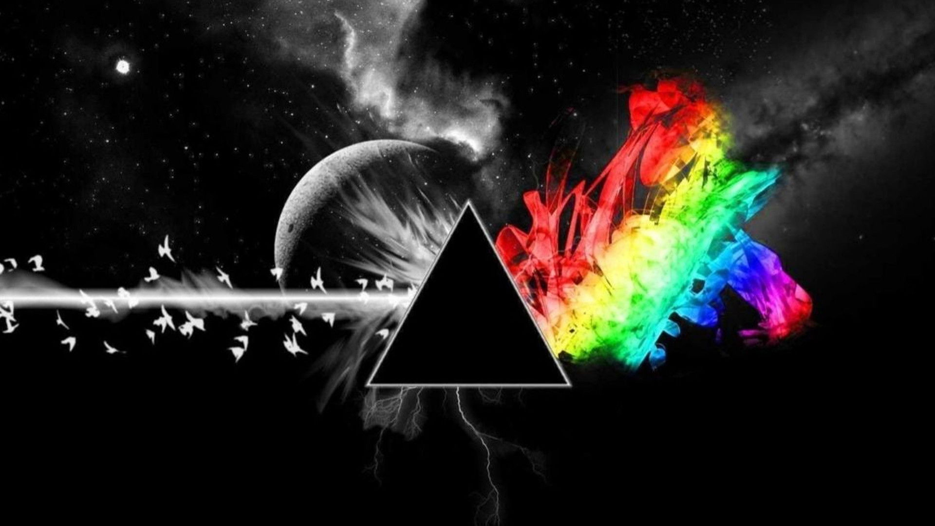 Backdrop for Dream Theater: Dark Side of the Moon