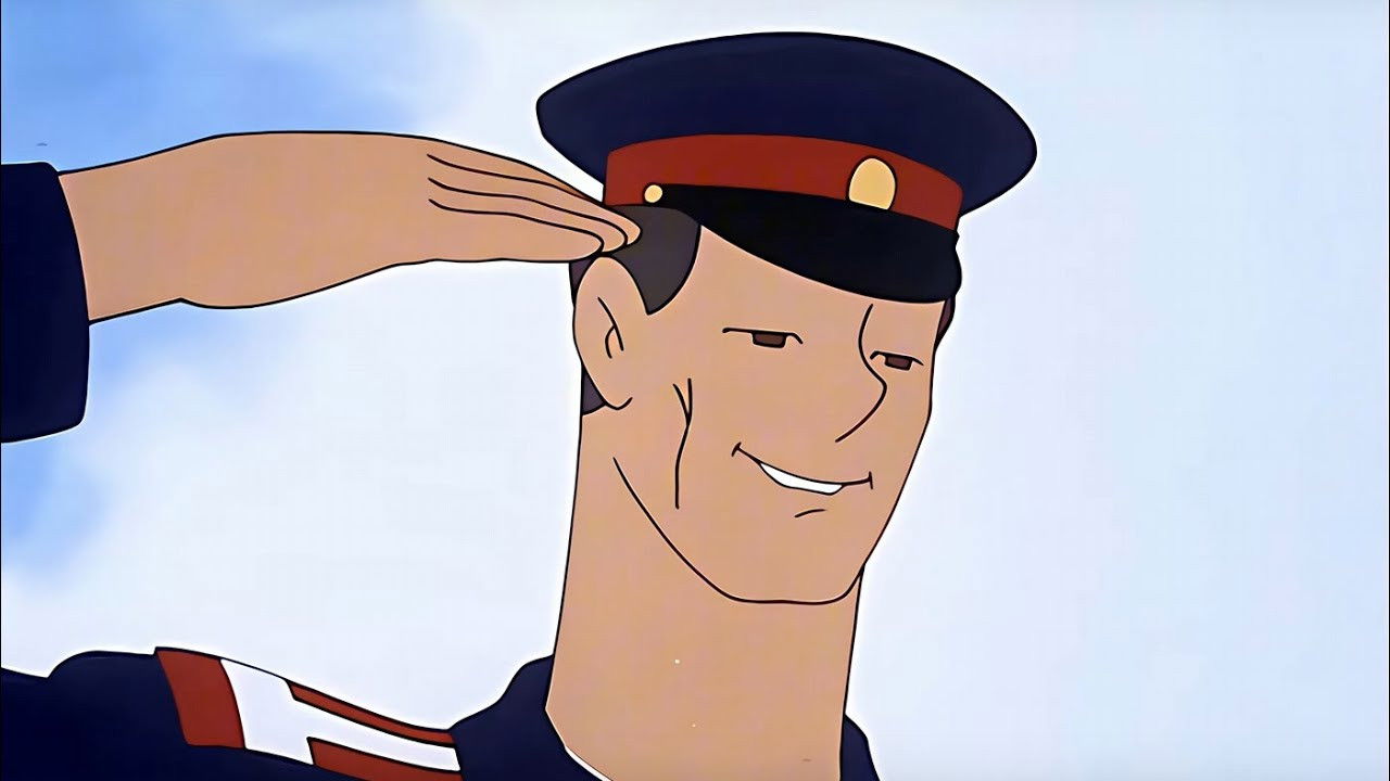 Backdrop for Uncle Stepa is a Policeman