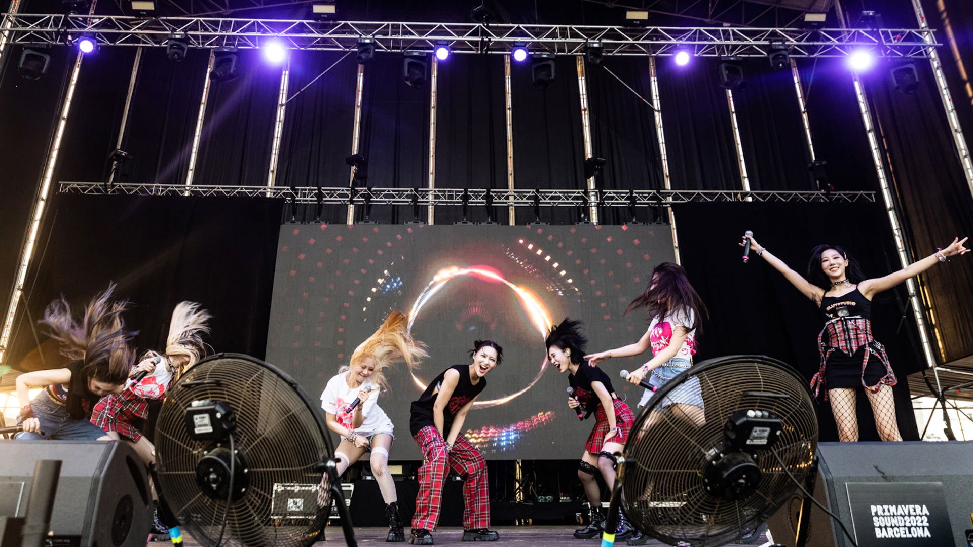 Backdrop for Dreamcatcher at Primavera Sound 2022