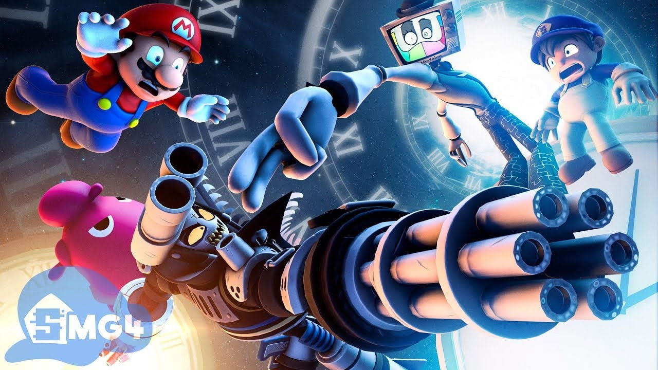 Backdrop for SMG4: War Of The Fat Italians 2025