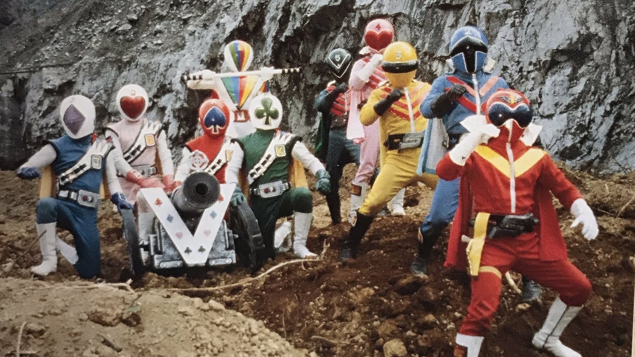Backdrop for J.A.K.Q. Dengekitai vs. Gorenger