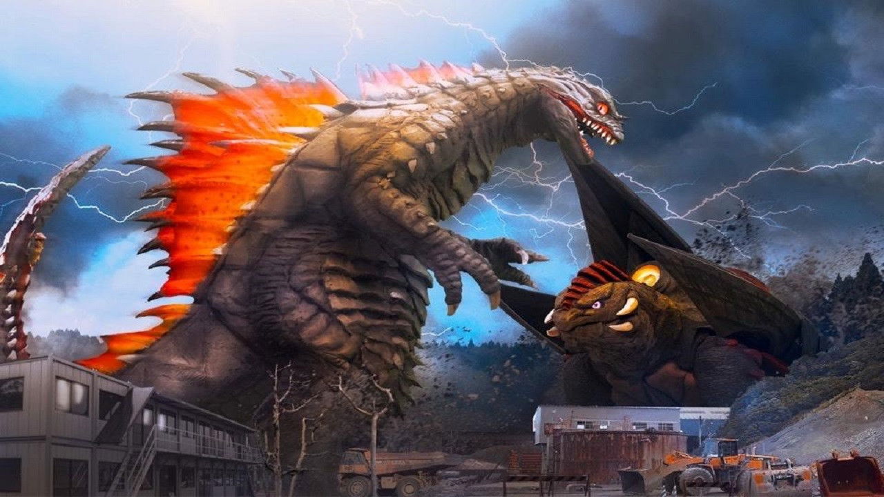 Backdrop for War of the Ninja Monsters: Jaron vs Goura