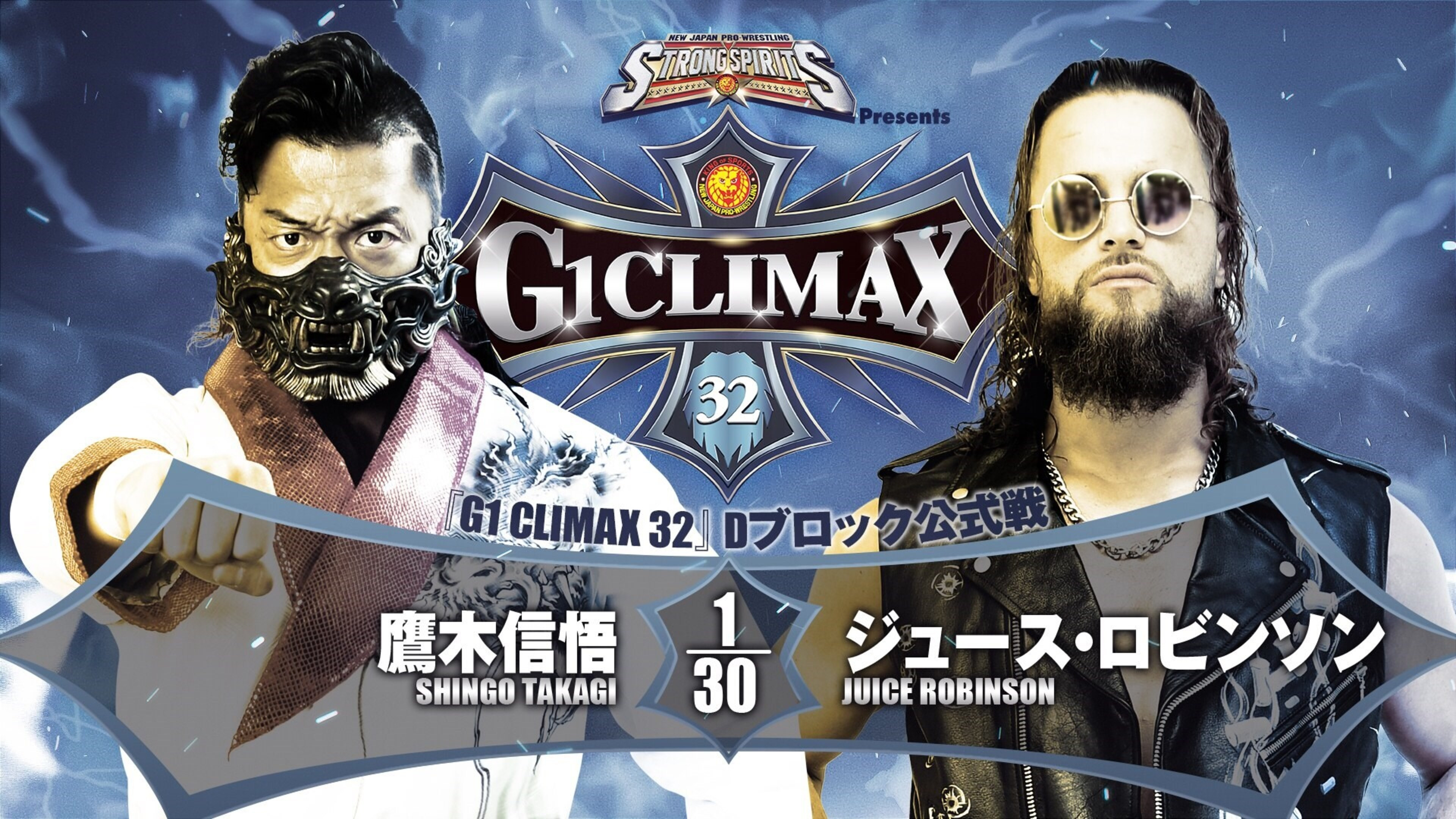Backdrop for NJPW G1 Climax 32: Day 2