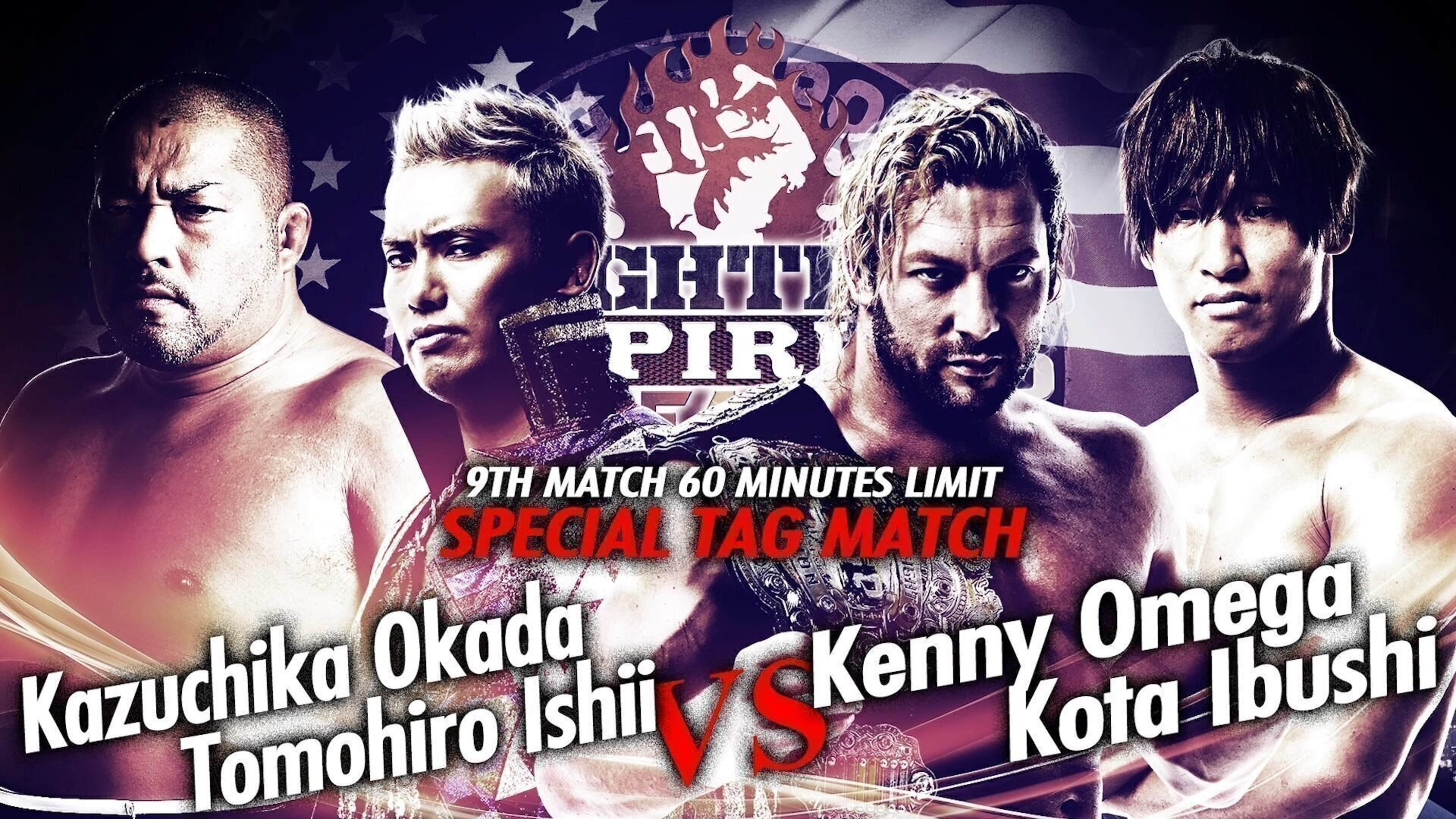 Backdrop for NJPW Fighting Spirit Unleashed 2018