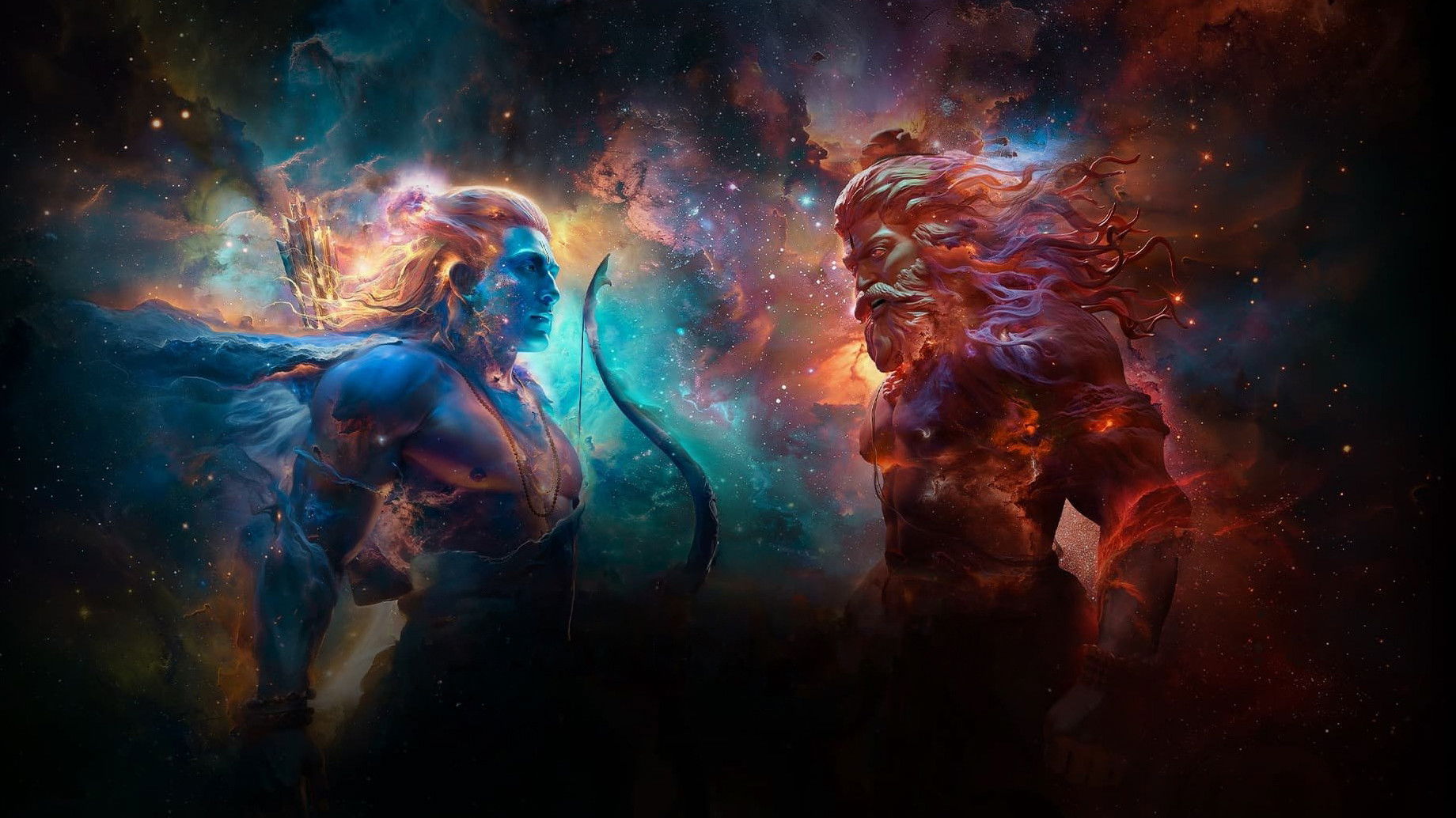 Backdrop for Ramayana: Part One