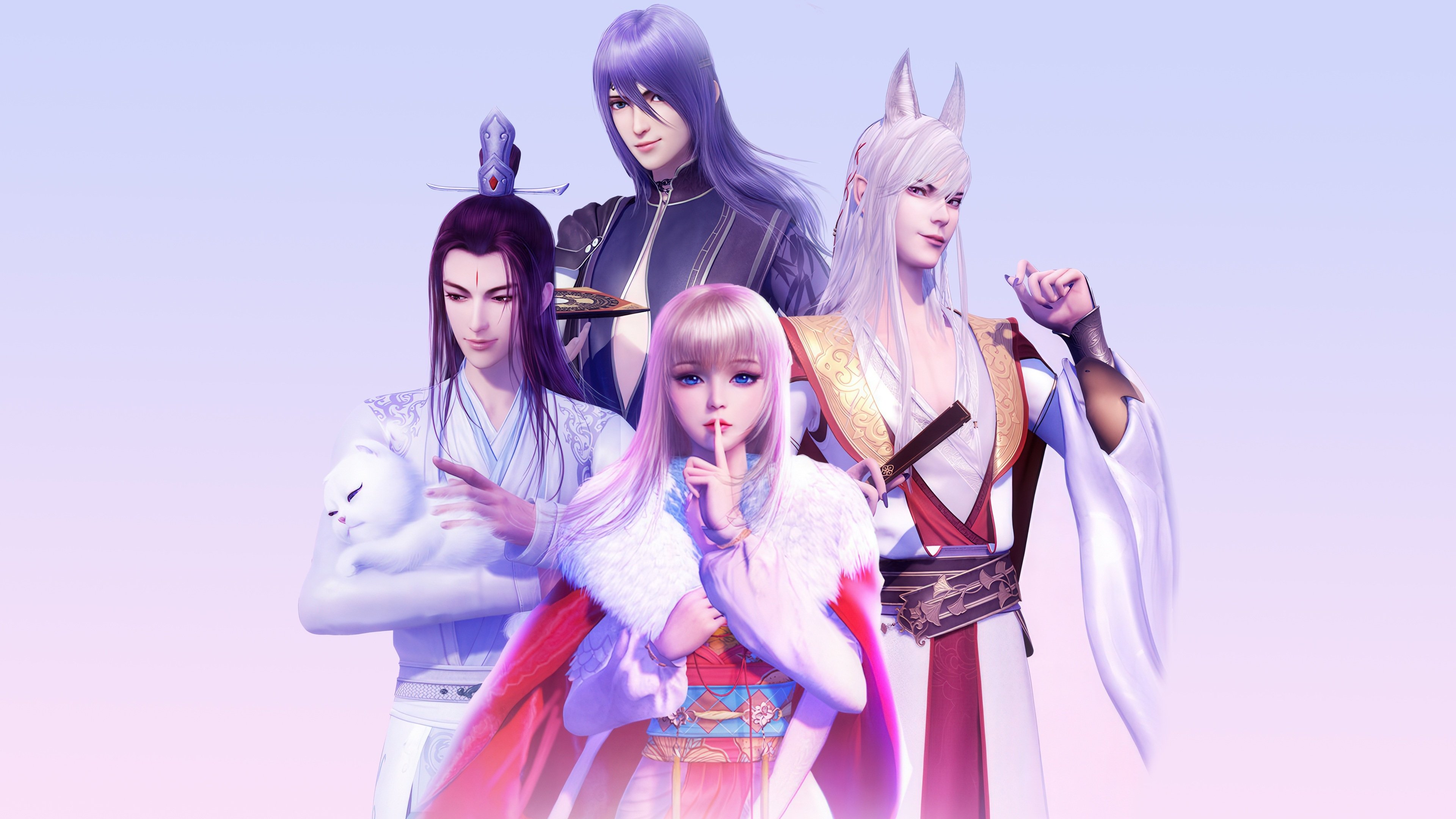 Backdrop for Love Story of Cat Spirit