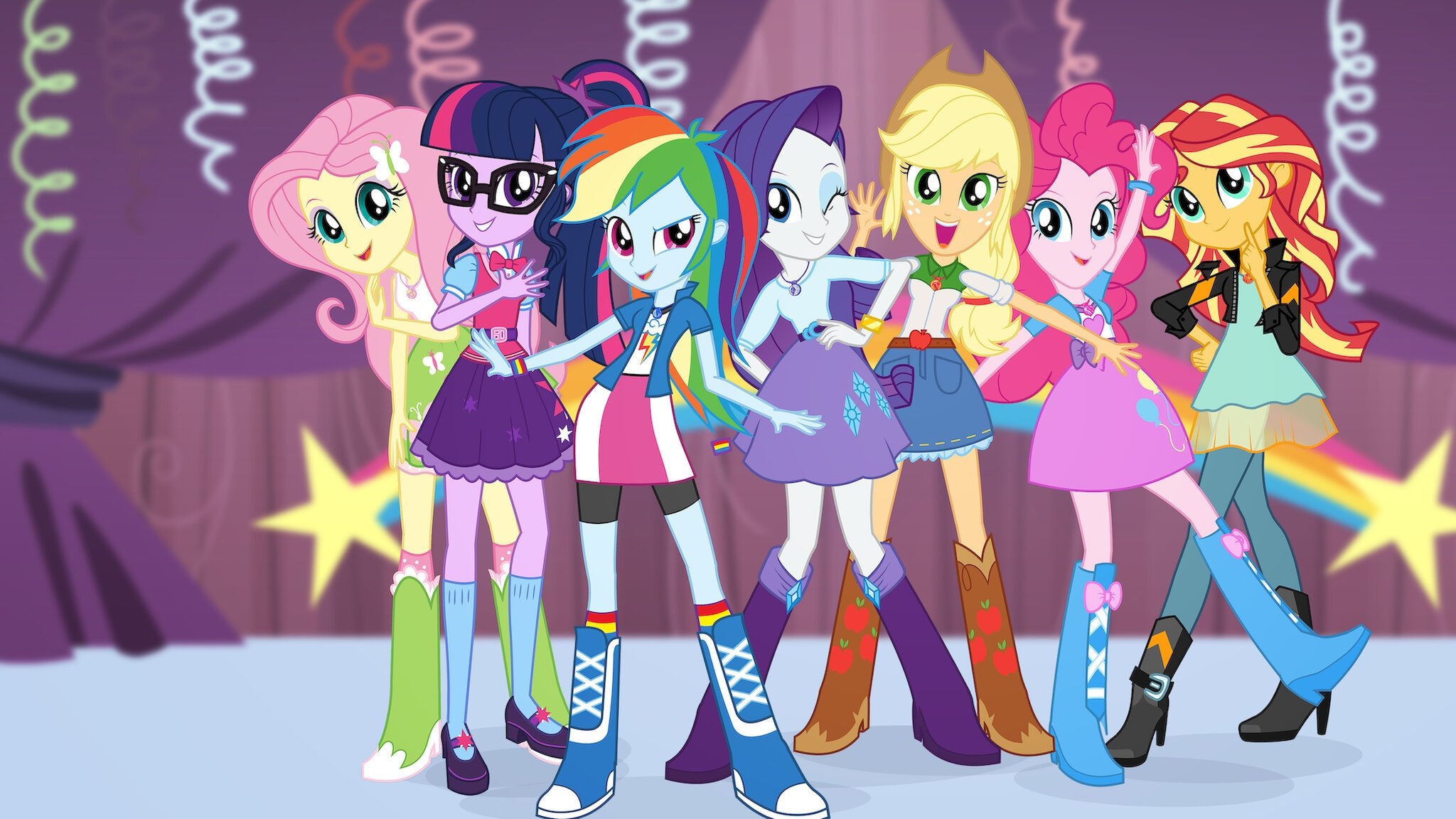 Backdrop for My Little Pony: Equestria Girls - Magical Movie Night
