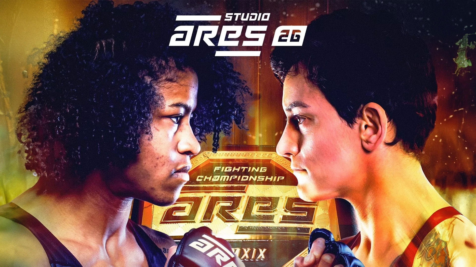 Backdrop for ARES 26 Studio: Tekenah vs. Menezes
