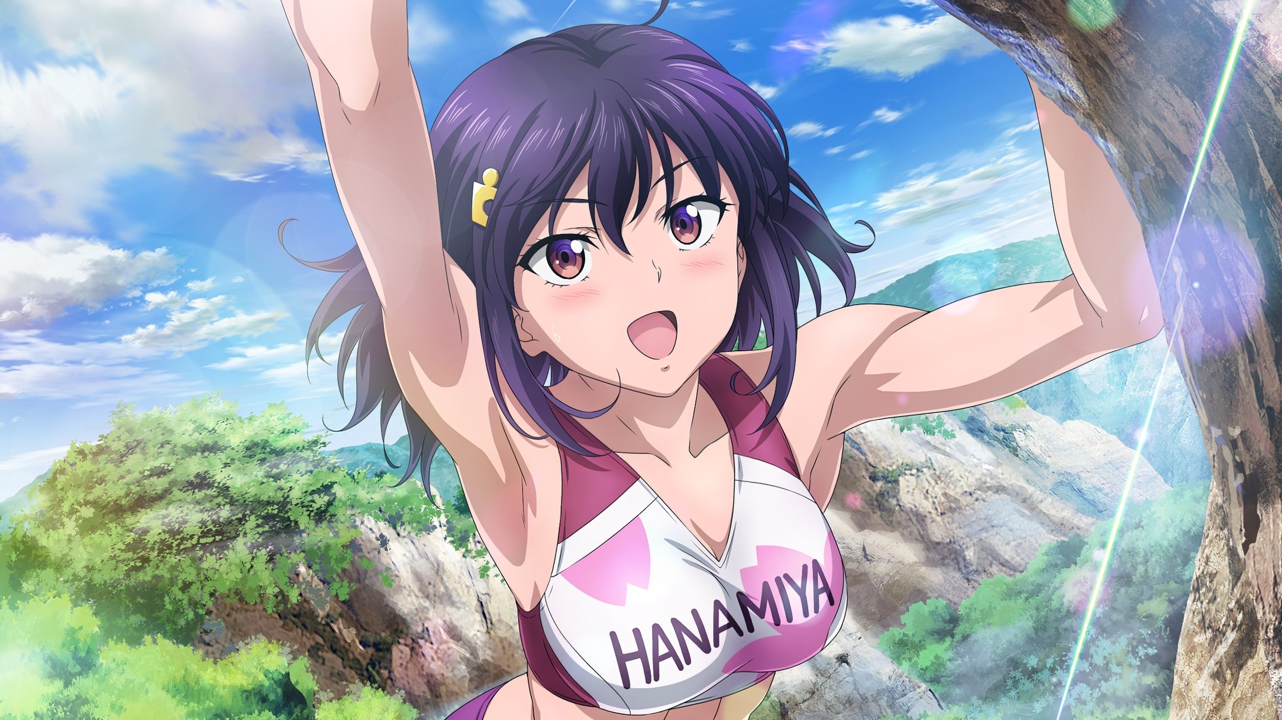 Backdrop for Iwa Kakeru! Sport Climbing Girls