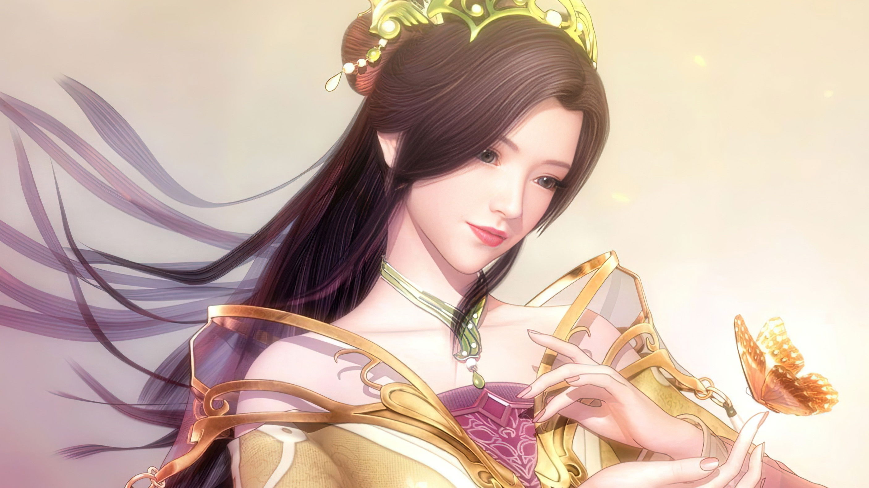 Backdrop for Qin Shi Ming Yue: Kong Shan Niao Yu